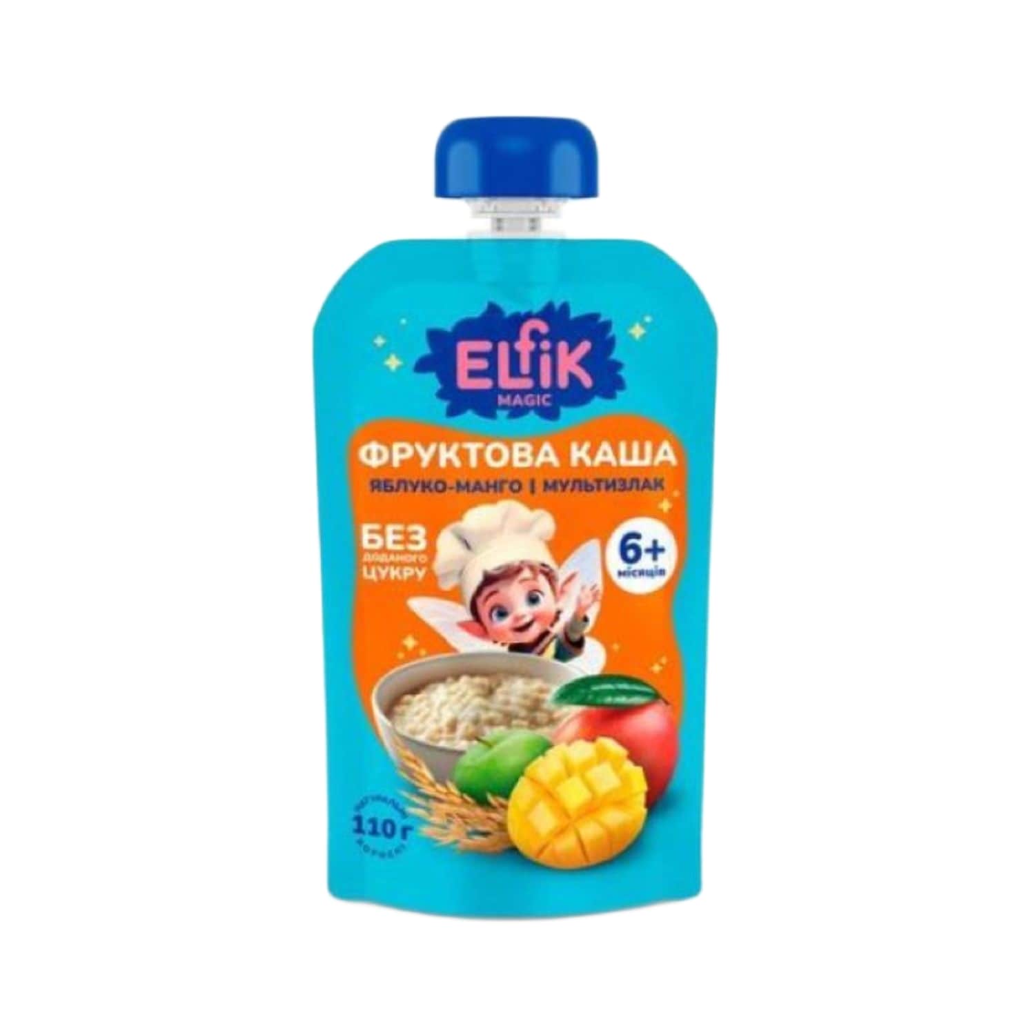Puuviljapüree teraviljapudr. al.6k Elfik 110g