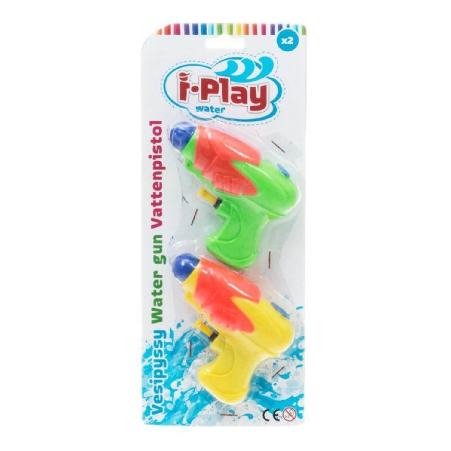 Vandens pistoletas I-PLAY, 11 cm, 2 vnt