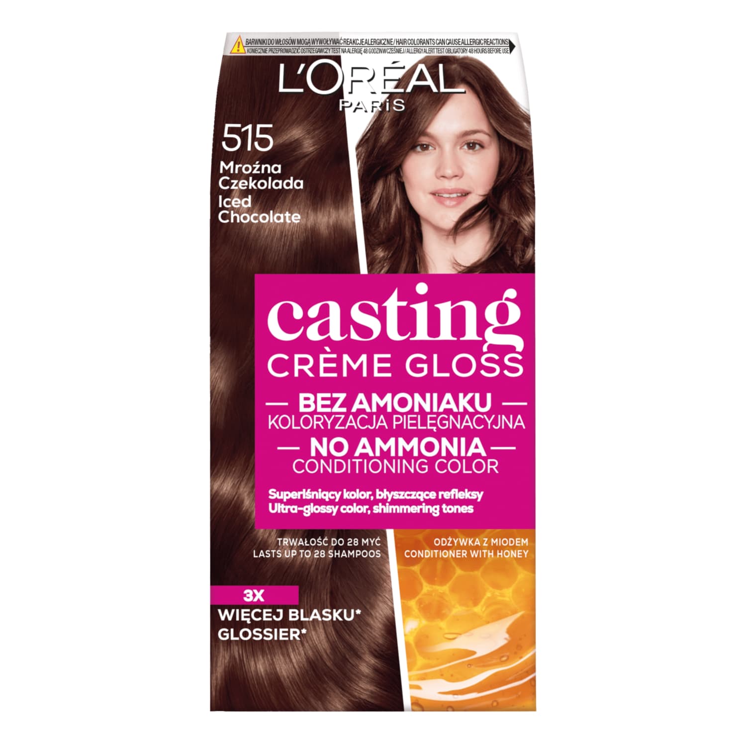 Matu kr. Loreal casting cream gloss moka 515