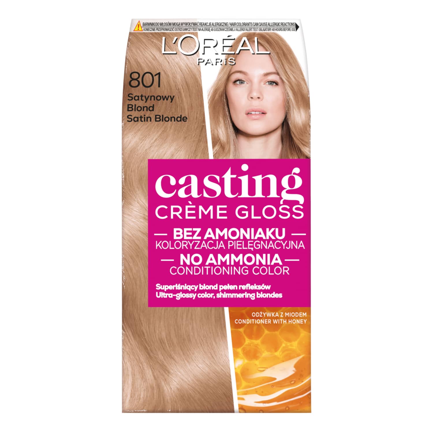 Matu krāsa Loreal casting cream gloss 801