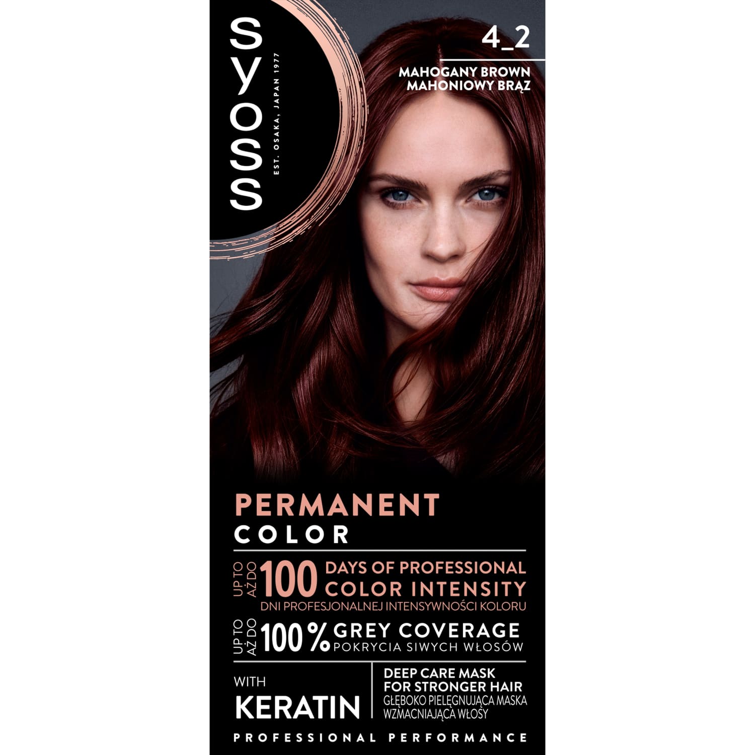 Matu kr.Syoss color 4-2 sarkankoka br.