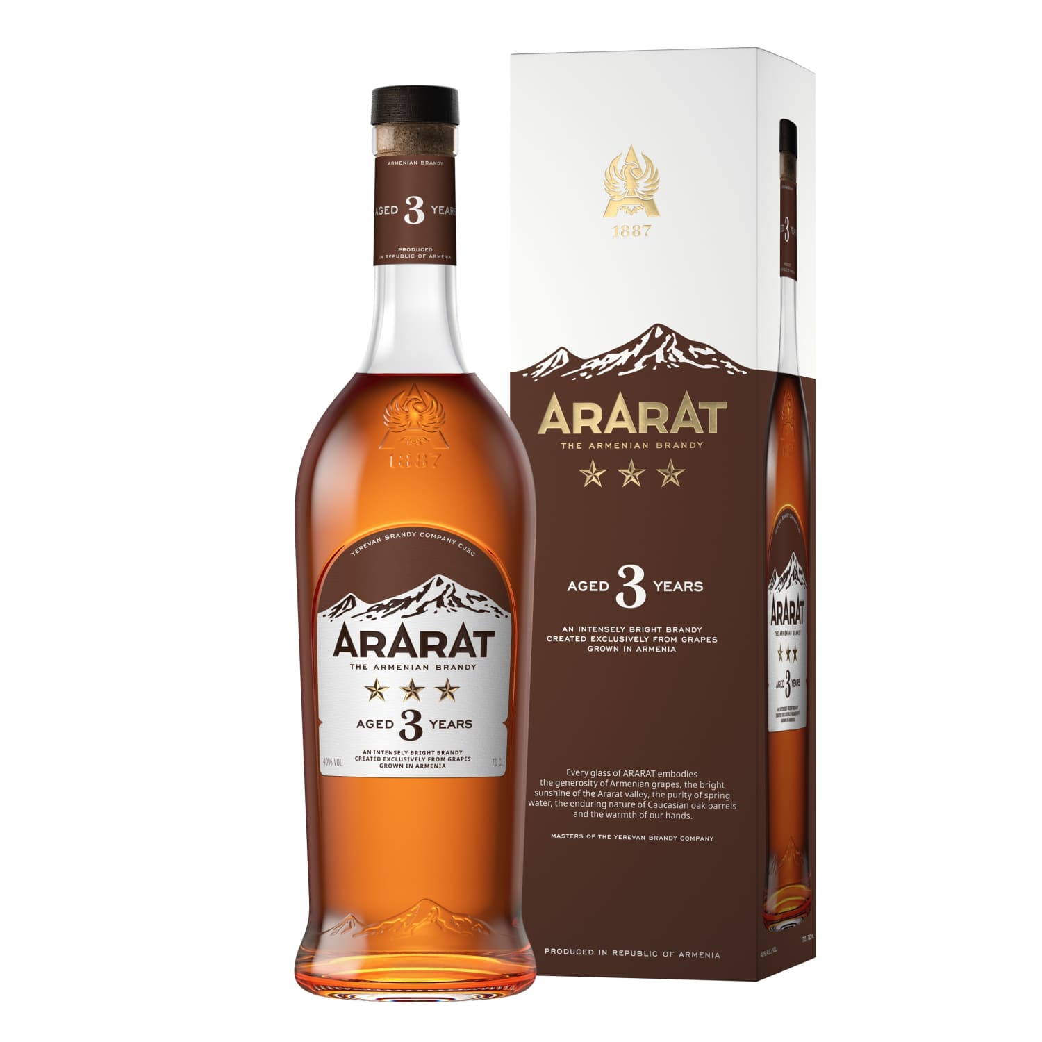 Brendijs Ararat 3* 40% 0,7l