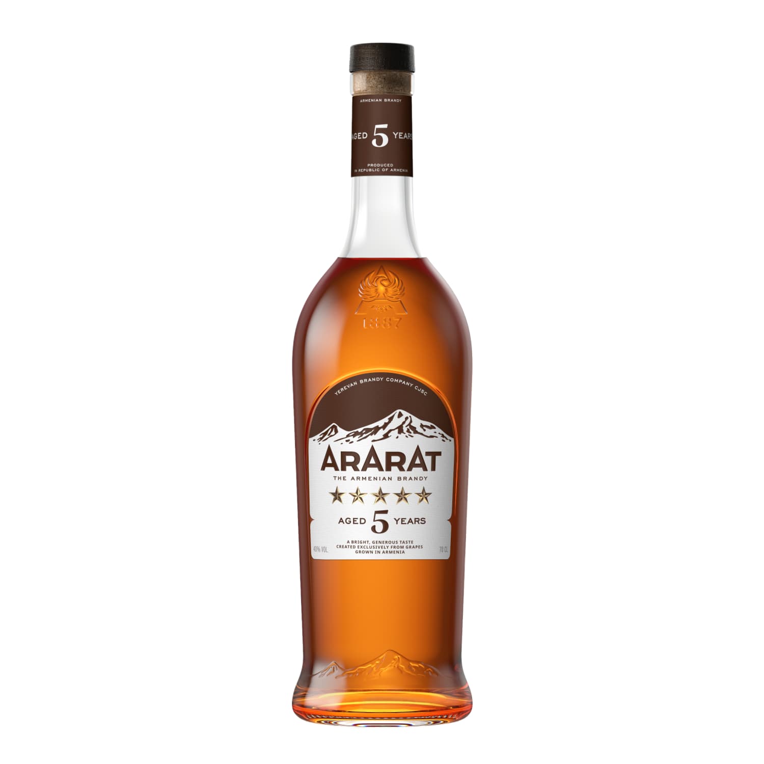 Brandy Ararat 5YO 40% 0,5l
