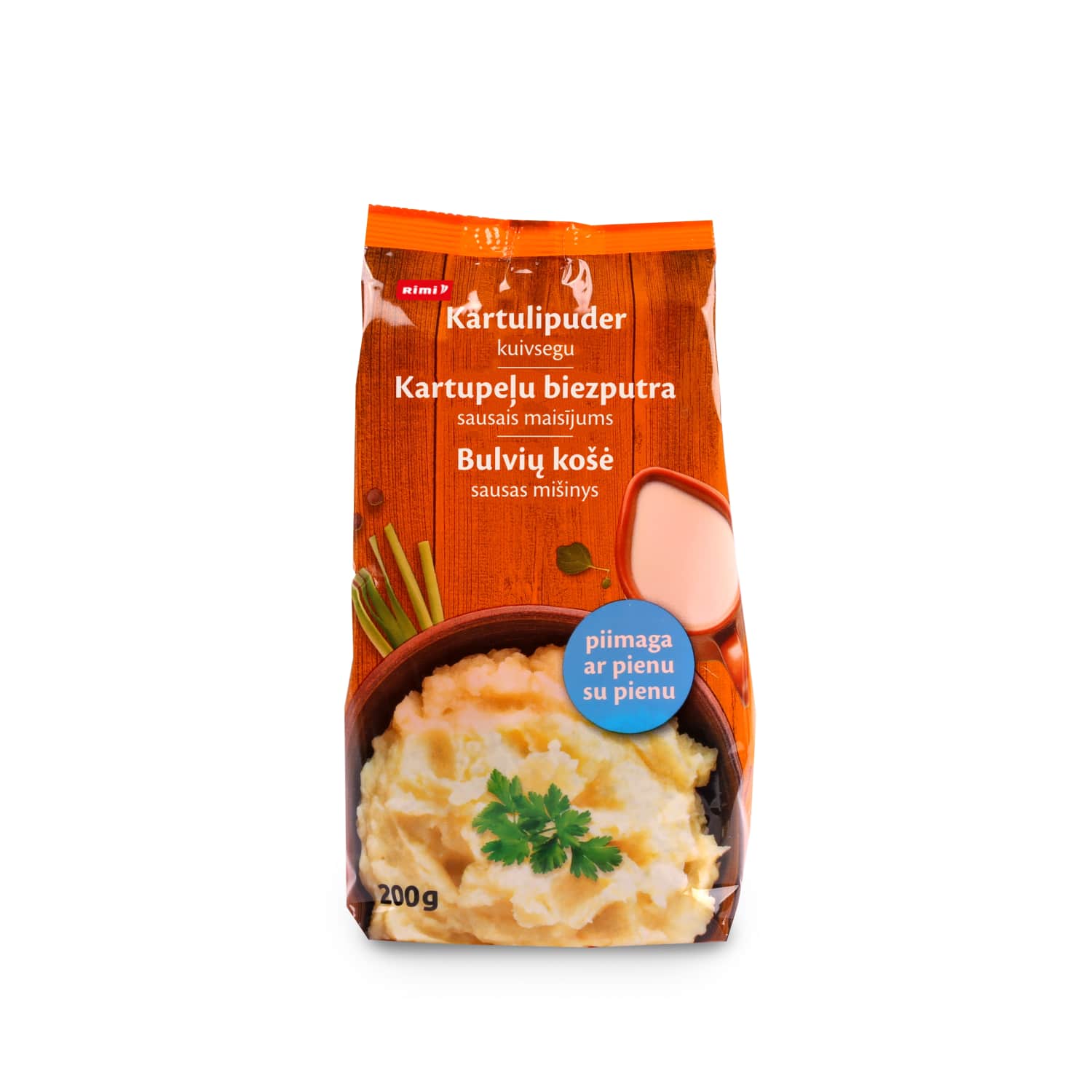 Kartupeļu biezputra Rimi ar pienu 200g