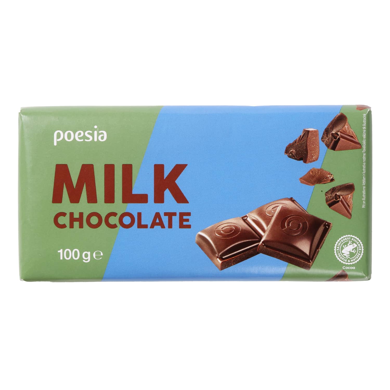 Piena šokolāde Poesia 100g