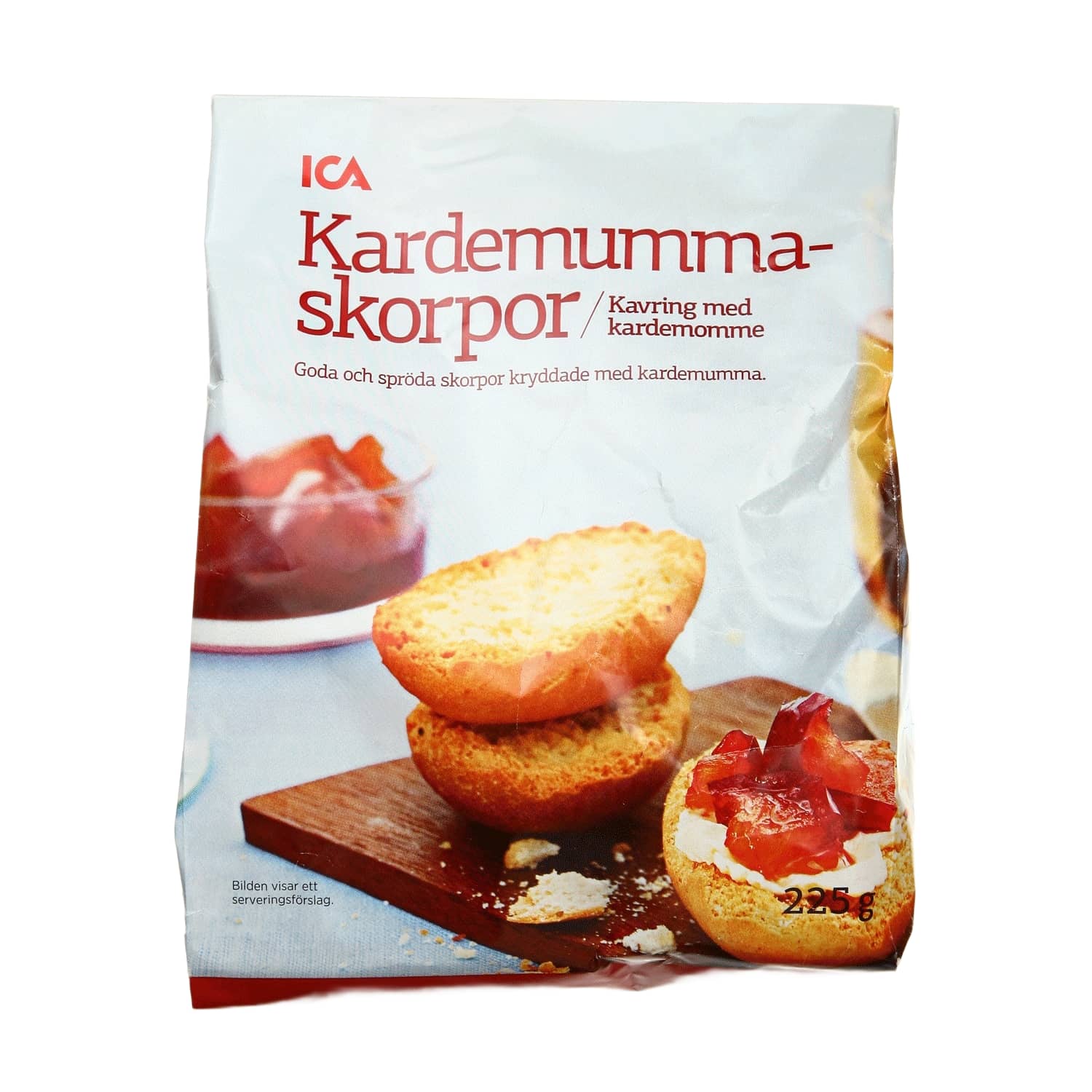 Kardamoniniai džiūvėsiai ICA, 225g