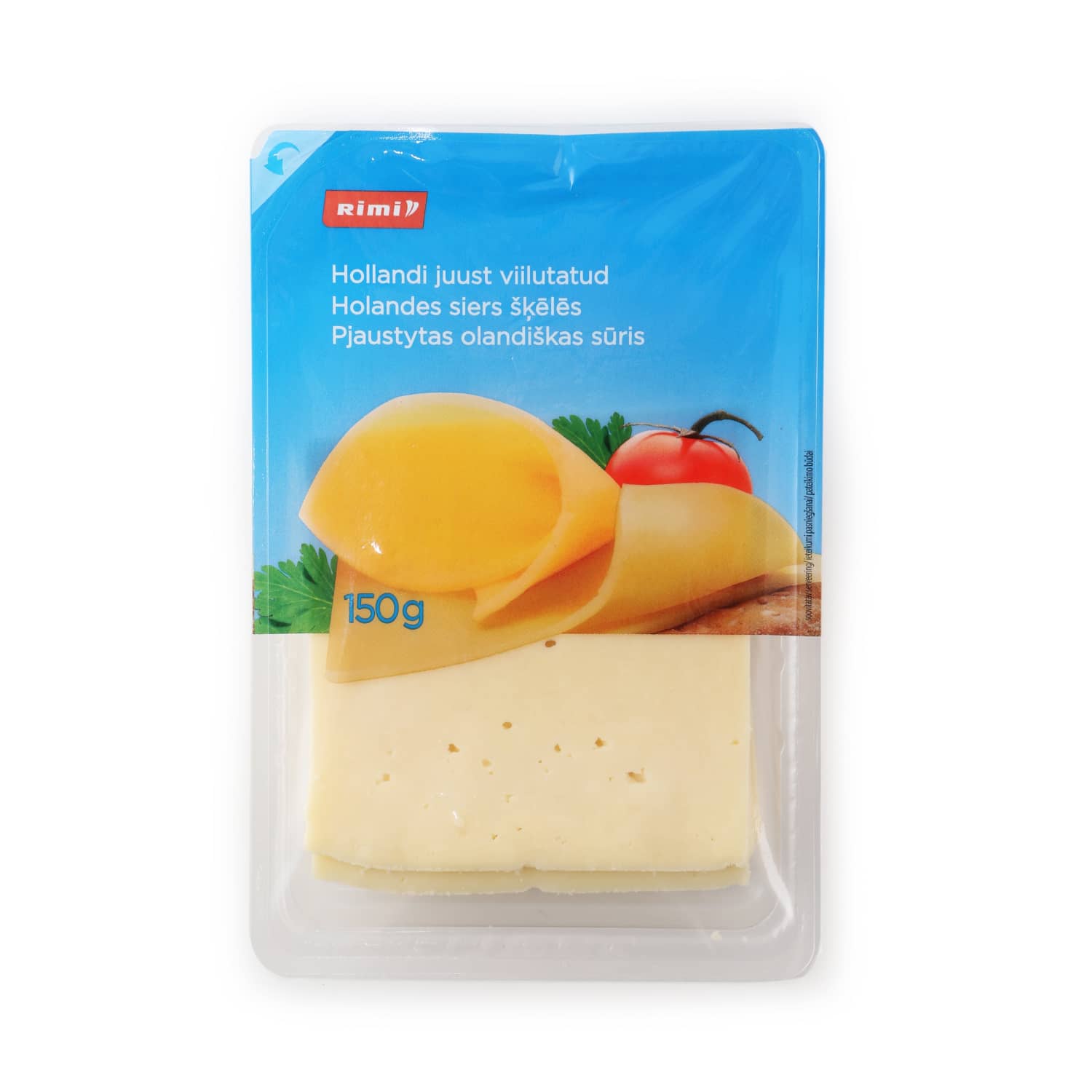 Siers Rimi Holandes šķēlēs 48% 150g