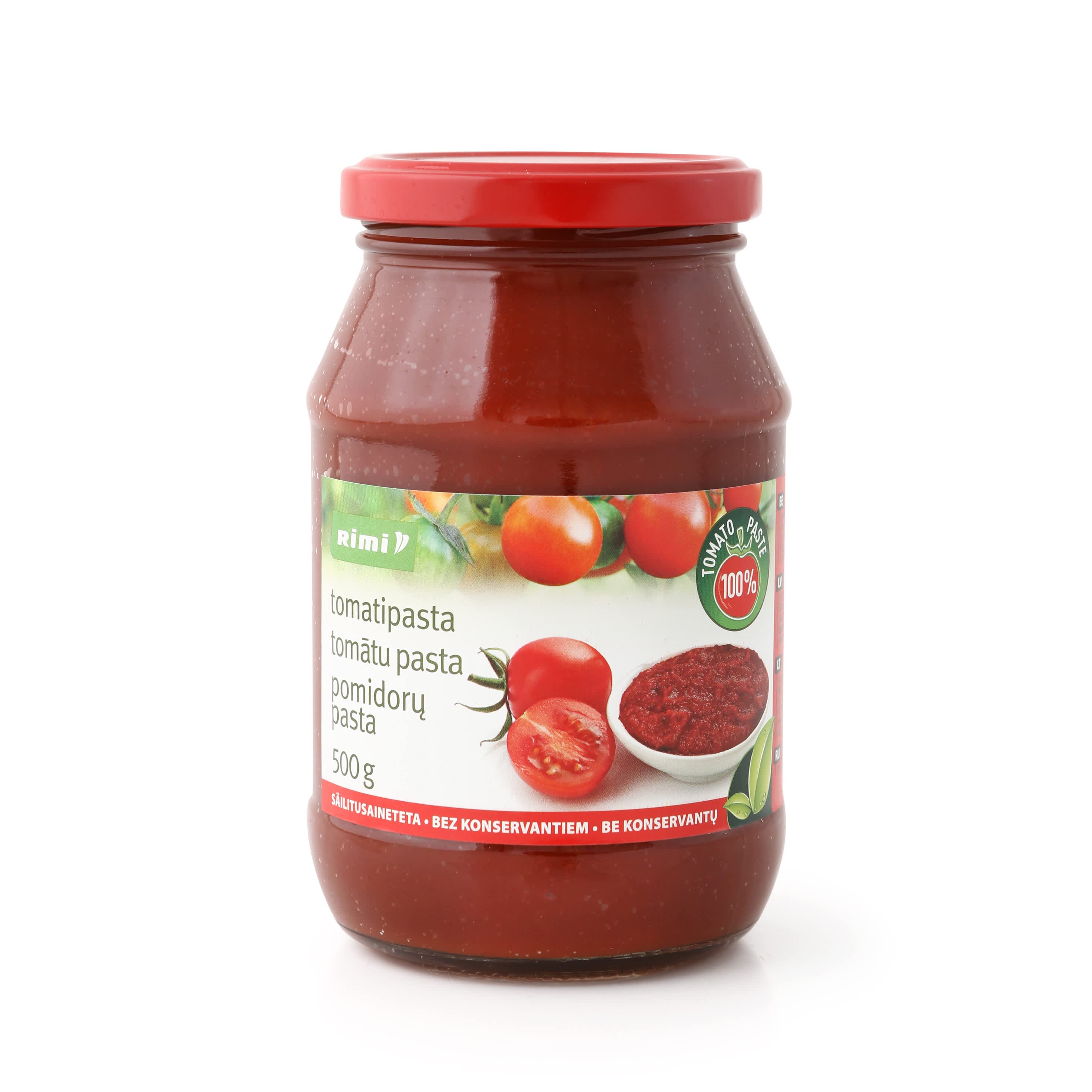 Tomātu pasta Rimi 100% 500g
