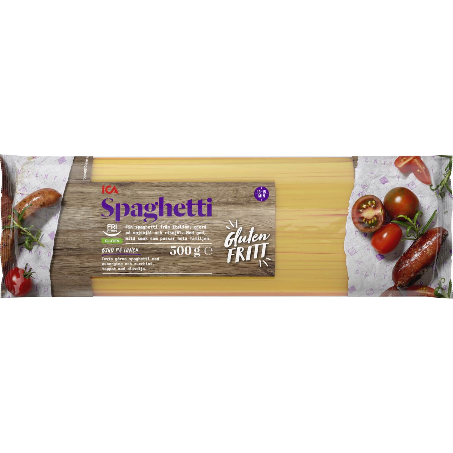 Makaroni ICA Spaghetti bez lipekļa 500g