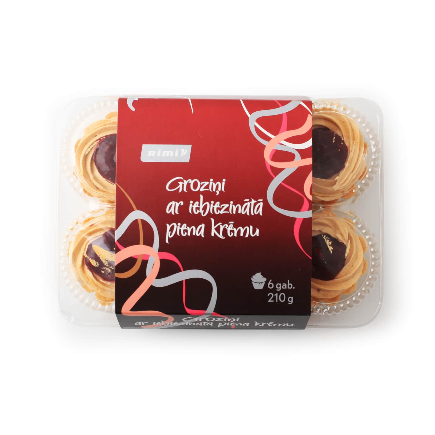 Groziņi Rimi ar iebiezinātā piena krēmu 210g