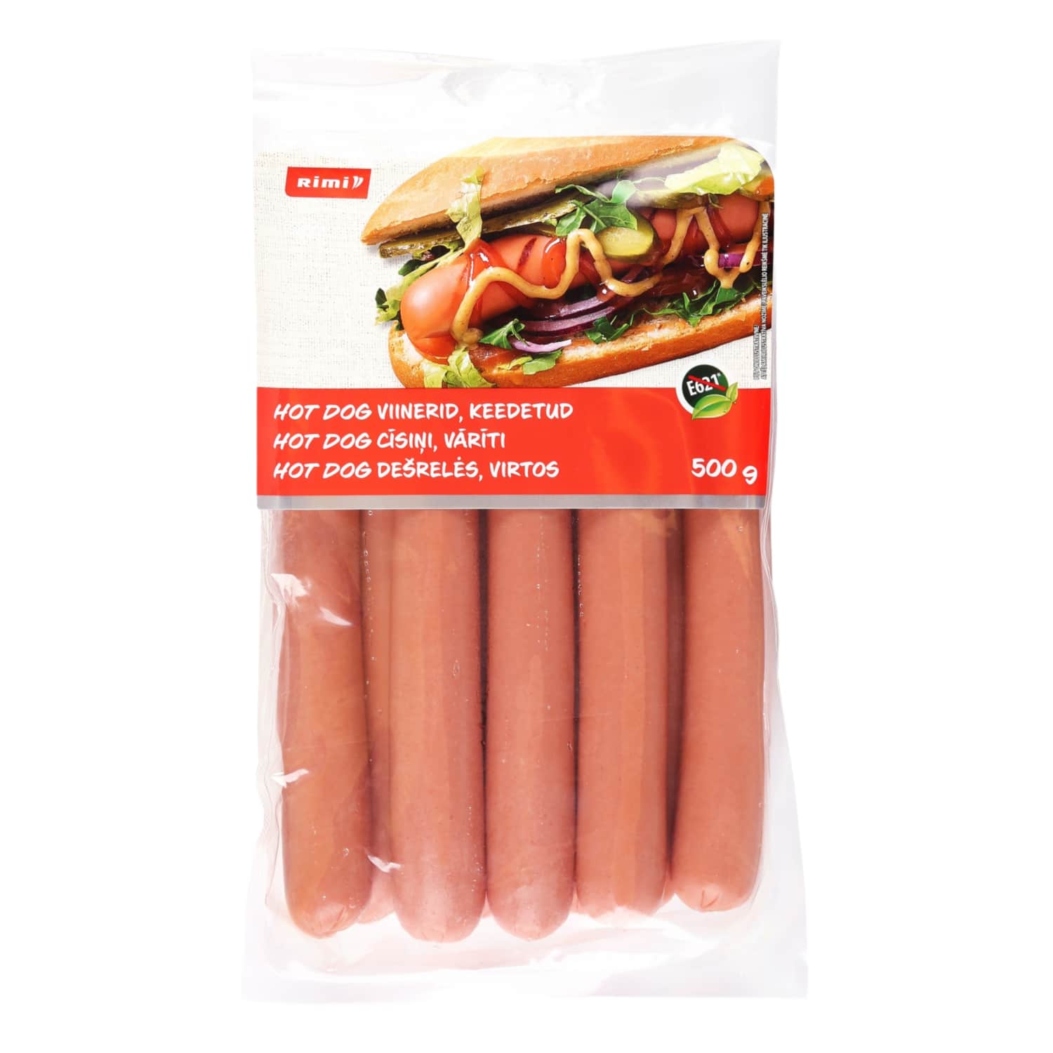 Cīsiņi Rimi Hot Dog 500g