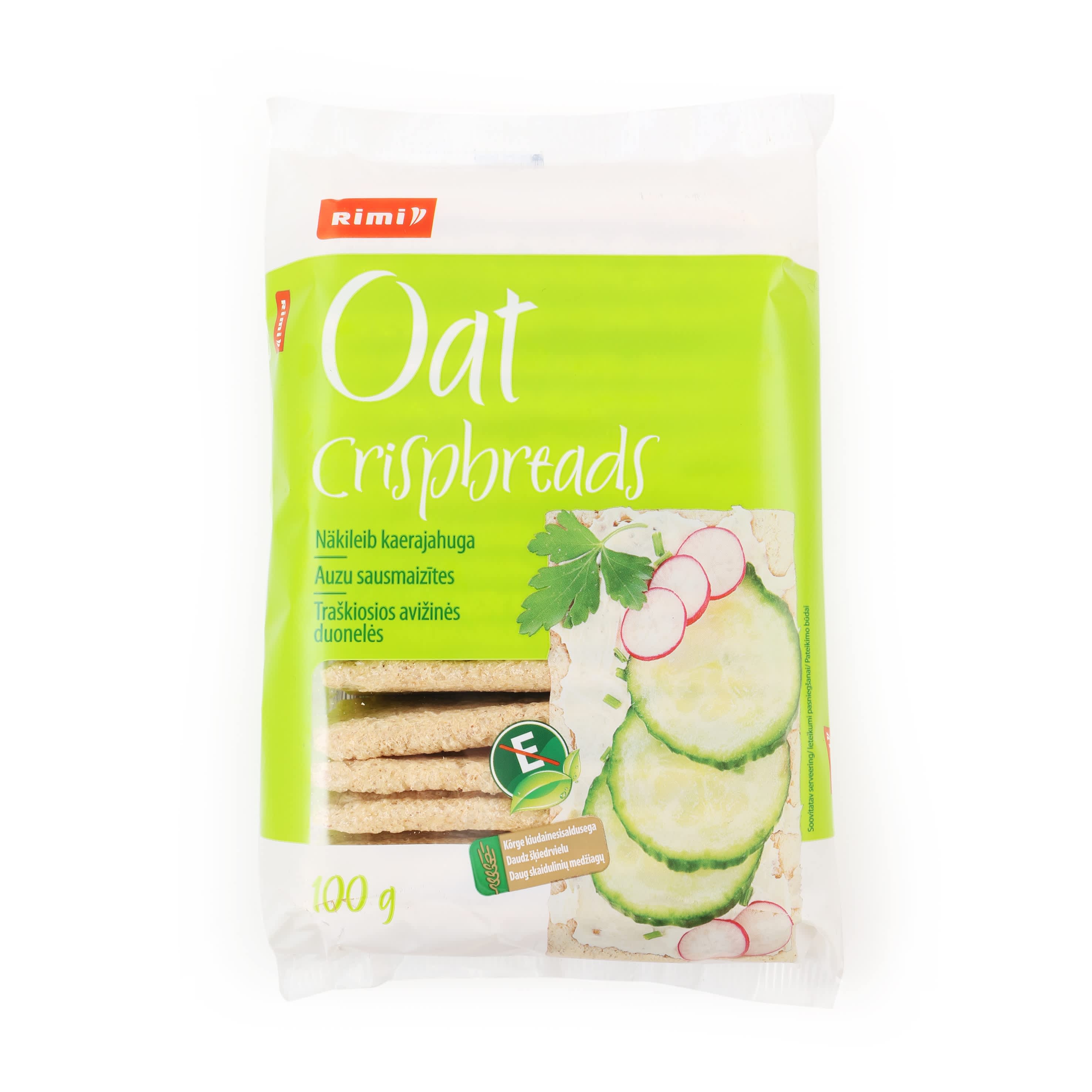 Traškiosios avižinės duonelės, 100g