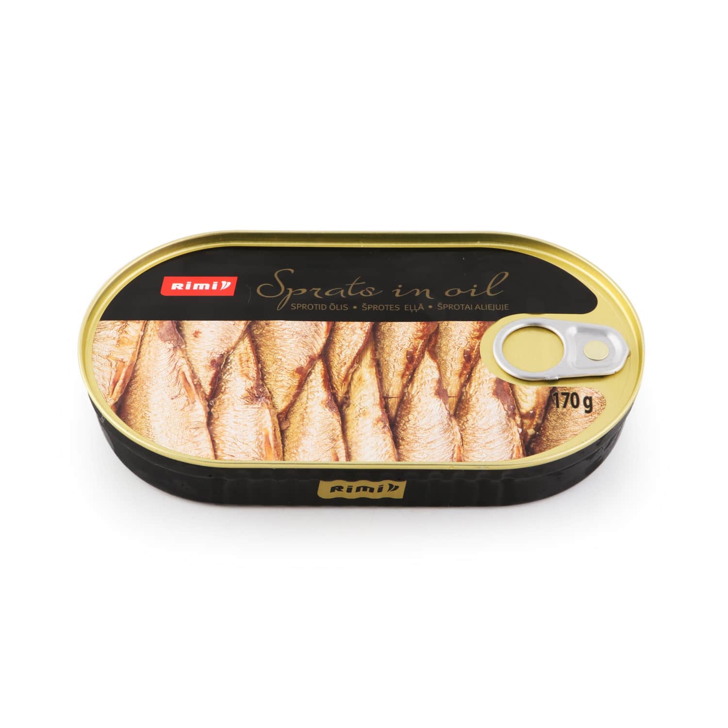 Šprotes Rimi eļļā 170g/119g