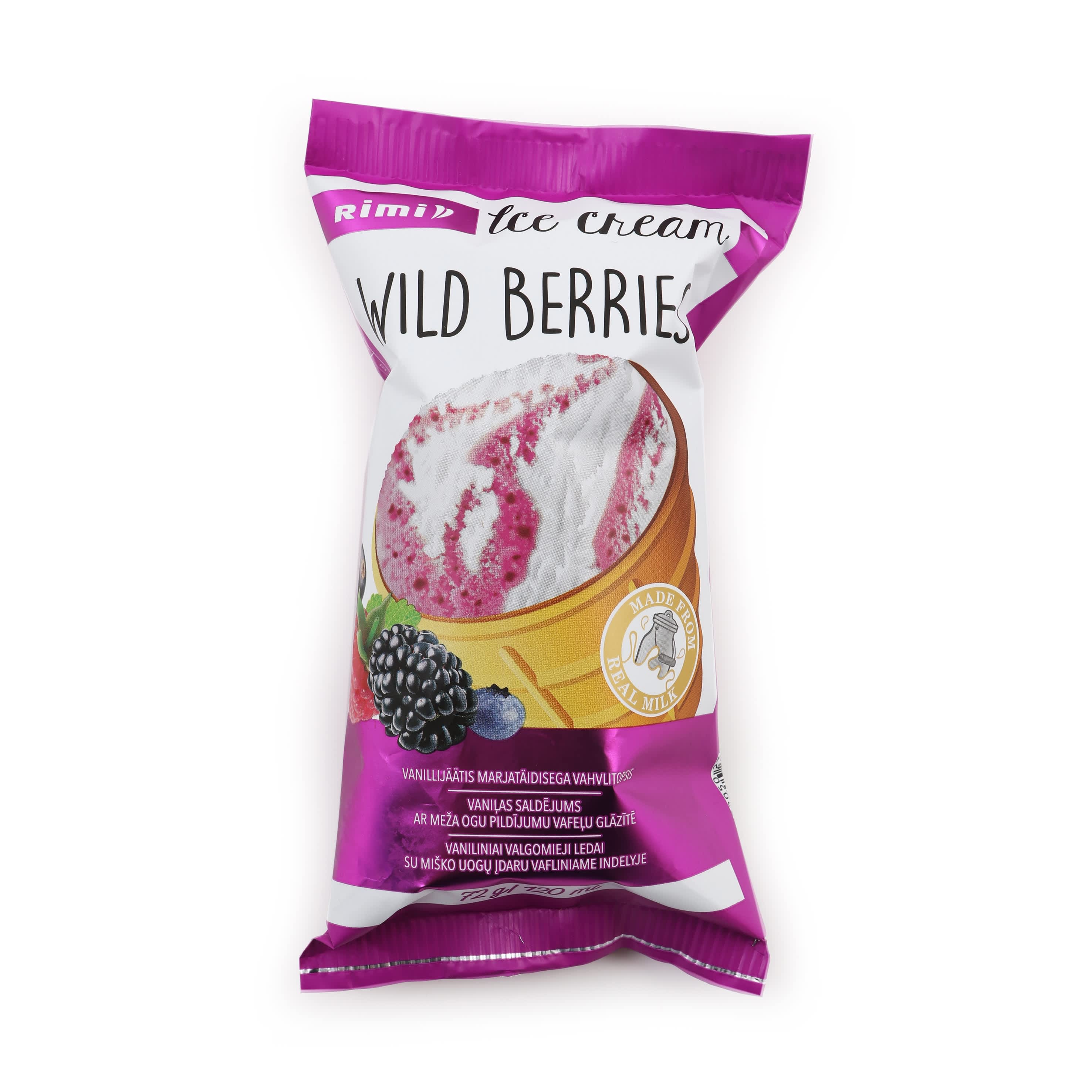 Valg. ledai su mišk. uog. įd. RIMI, 120ml/72g