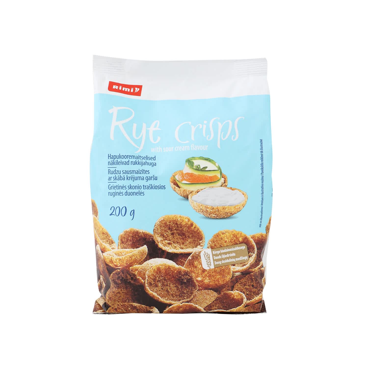 Rukki näkileivad hapukoorega Rimi 200g