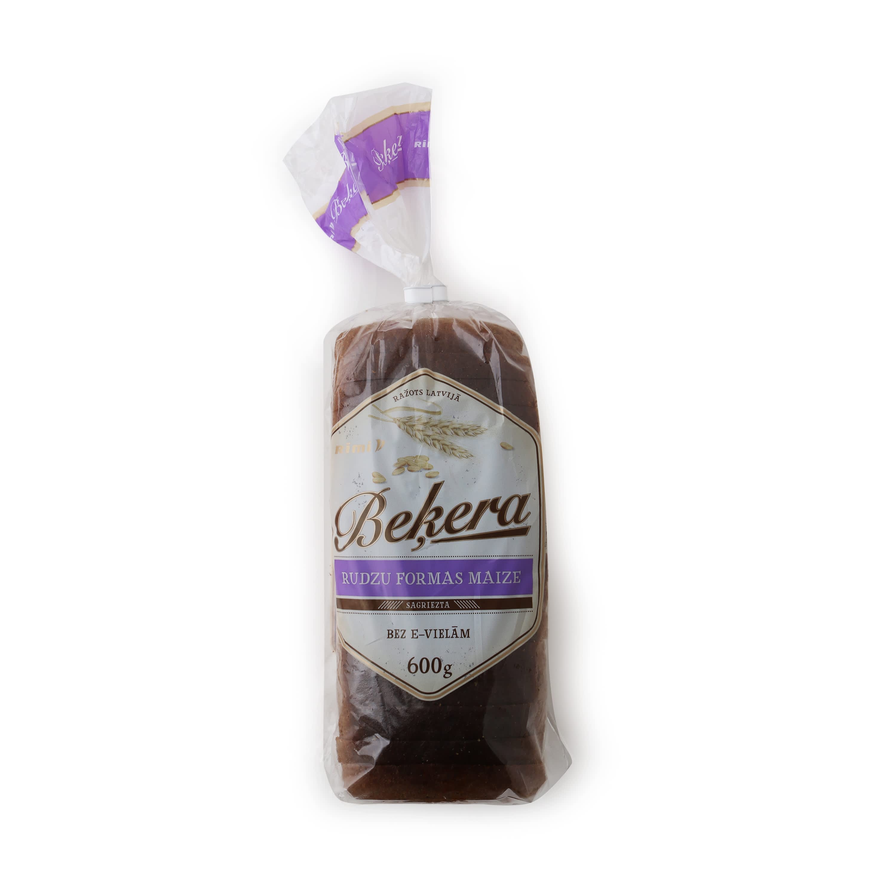 Rudzu formas maize Rimi Beķera 600g