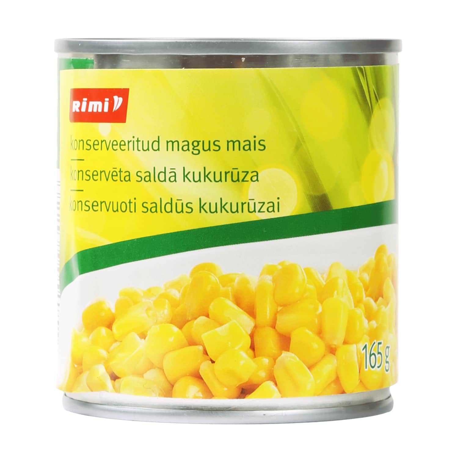 Konserv. saldūs kukurūzai RIMI, 165 g / 140 g