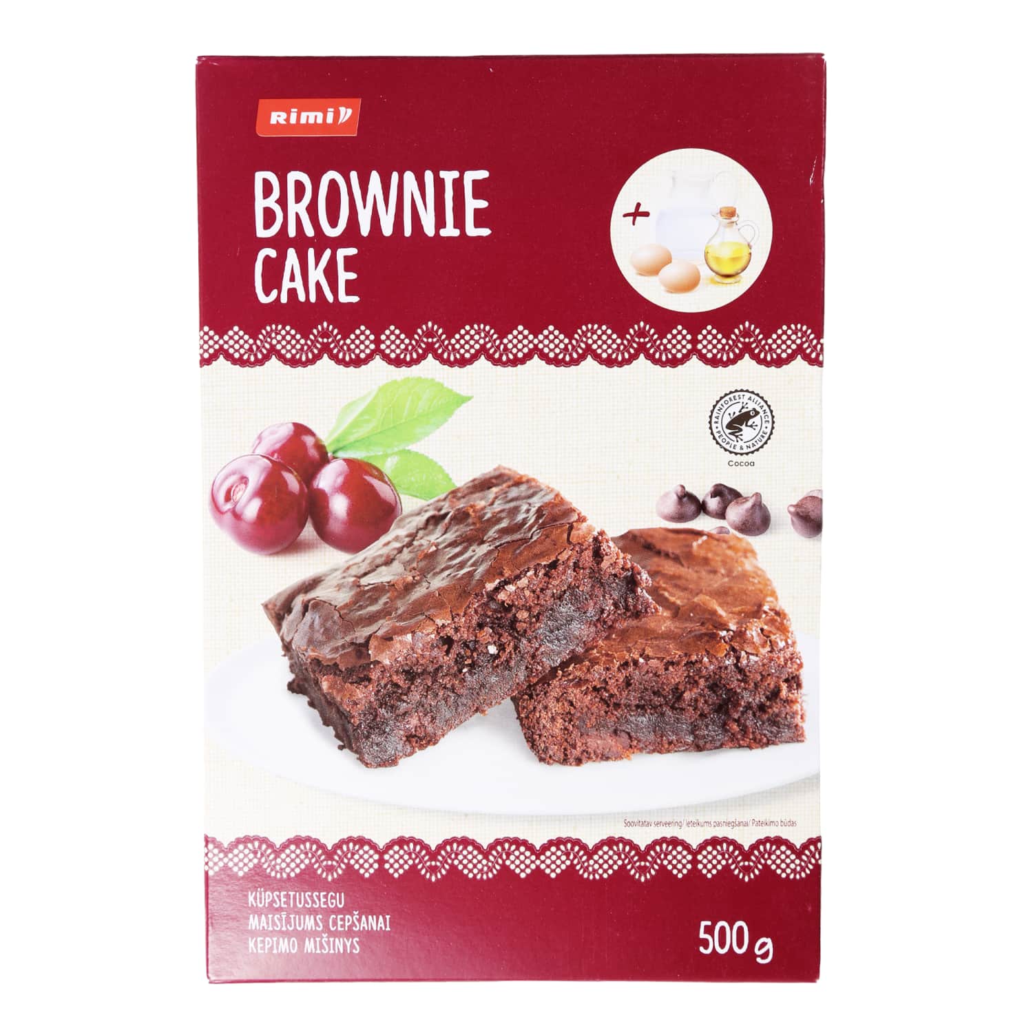Küpsetussegu Rimi Brownie kook 500g