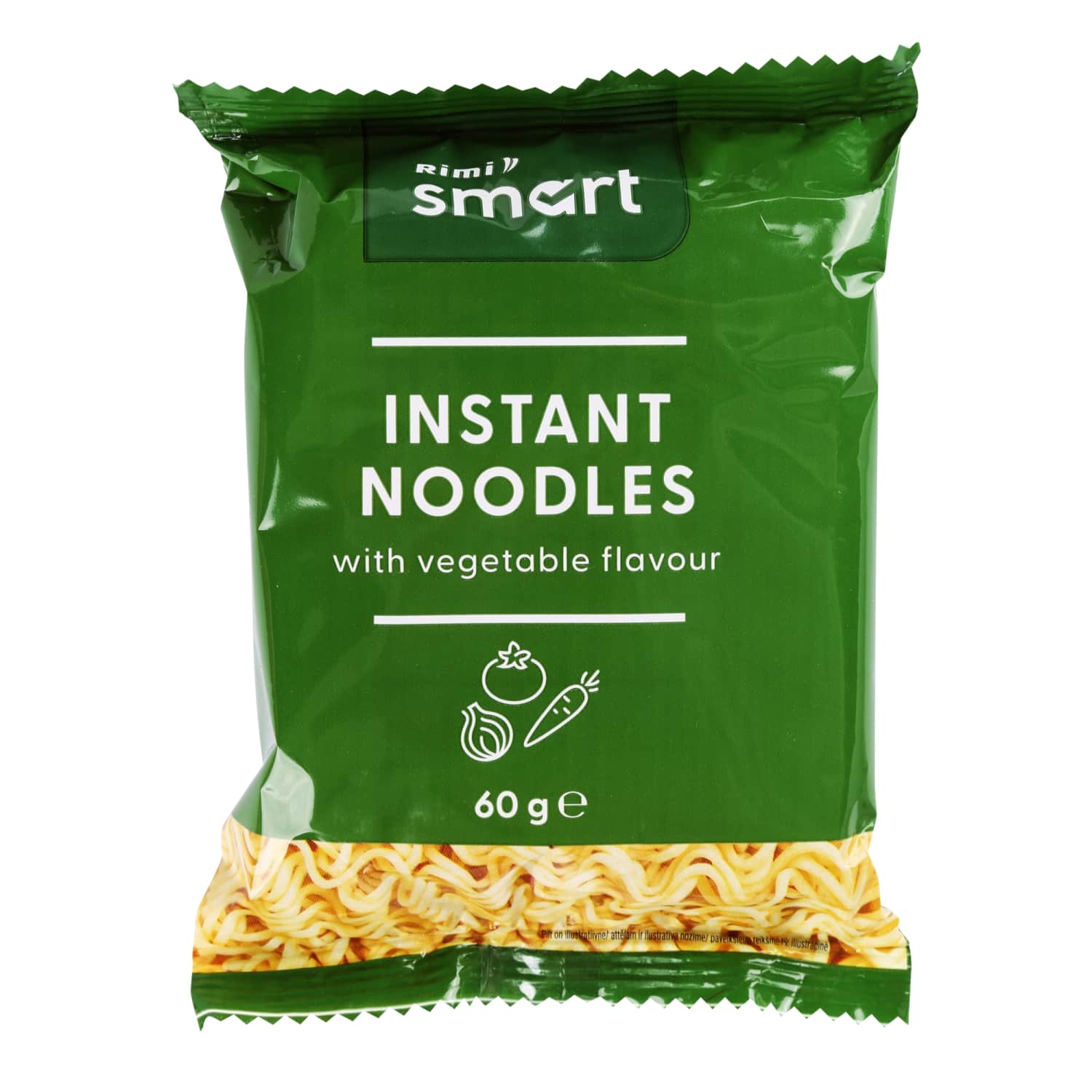 Kiirnuudlid köögiviljamaits. Rimi Smart 60g