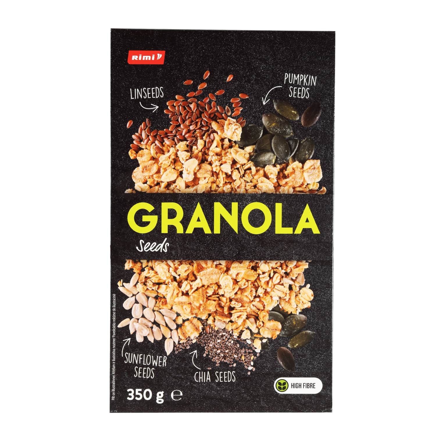 Skrudinti dribsniai su sėklomis RIMI, 350 g