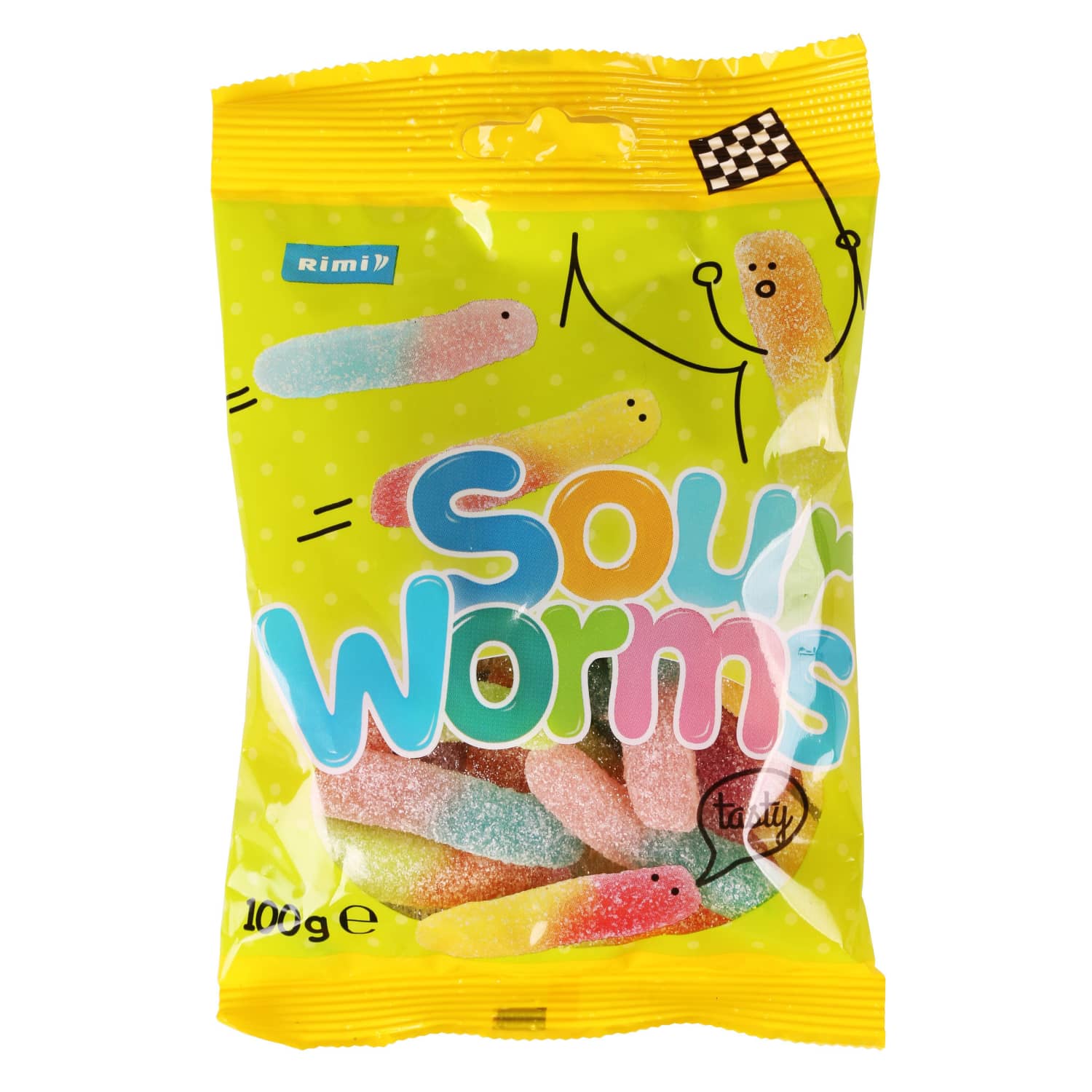 Želejkonfektes Skābie tārpiņi Rimi 100g