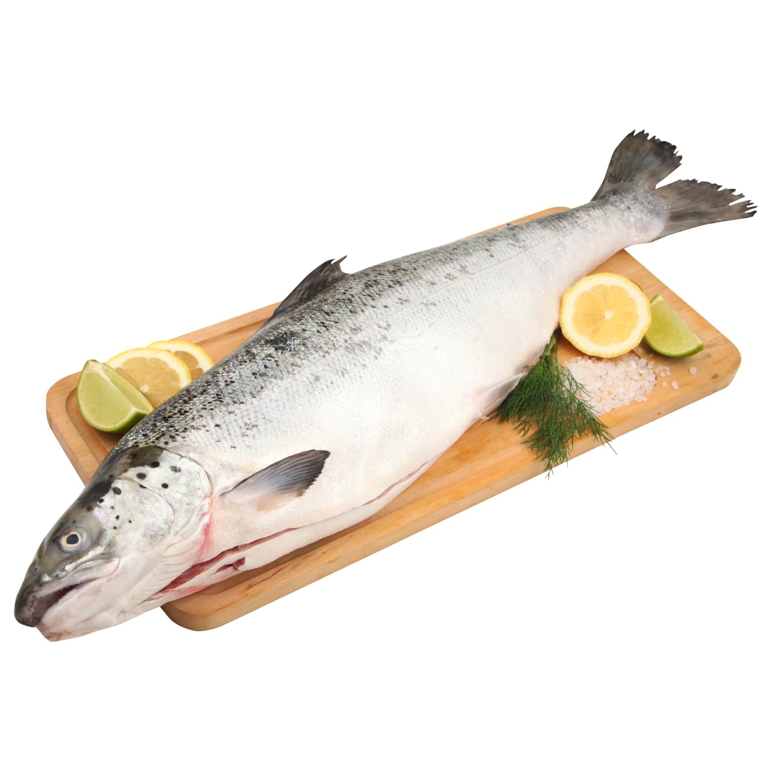 Atlandi lõhe roogitud, peaga, vaak., kg