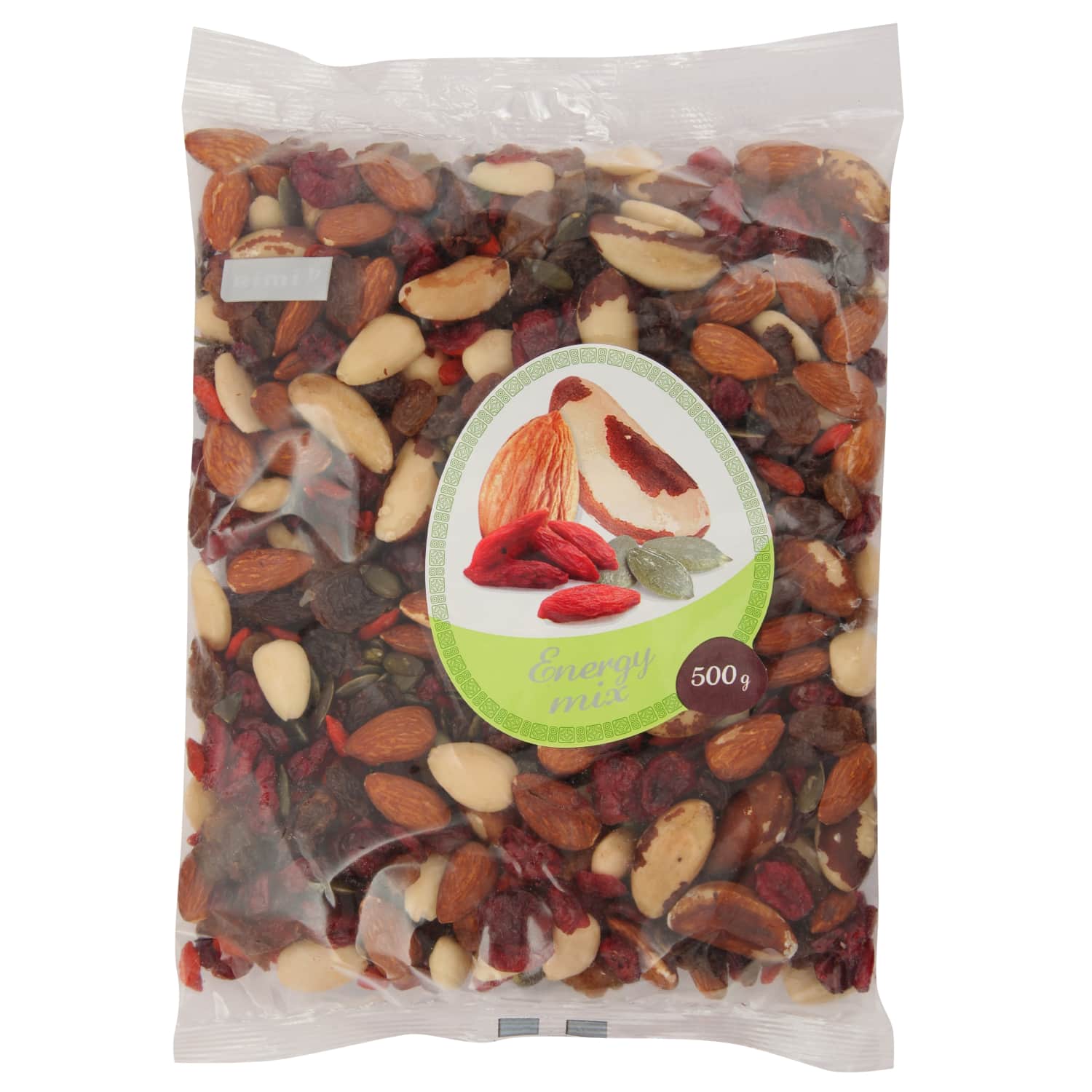 Riešutų ir uogų mišinys Energy RIMI, 500 g