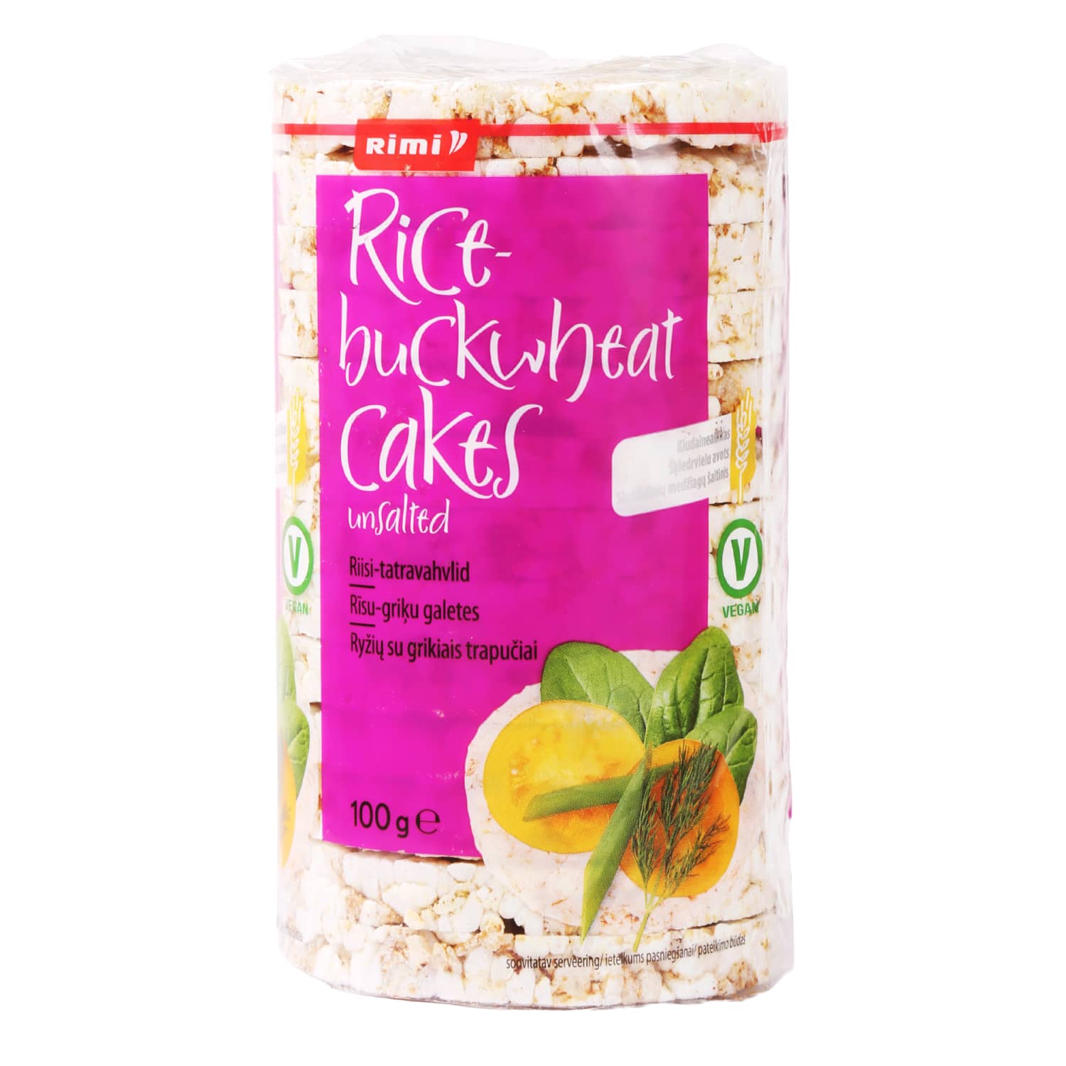 Ryžių su grikiais trapučiai RIMI, 100 g