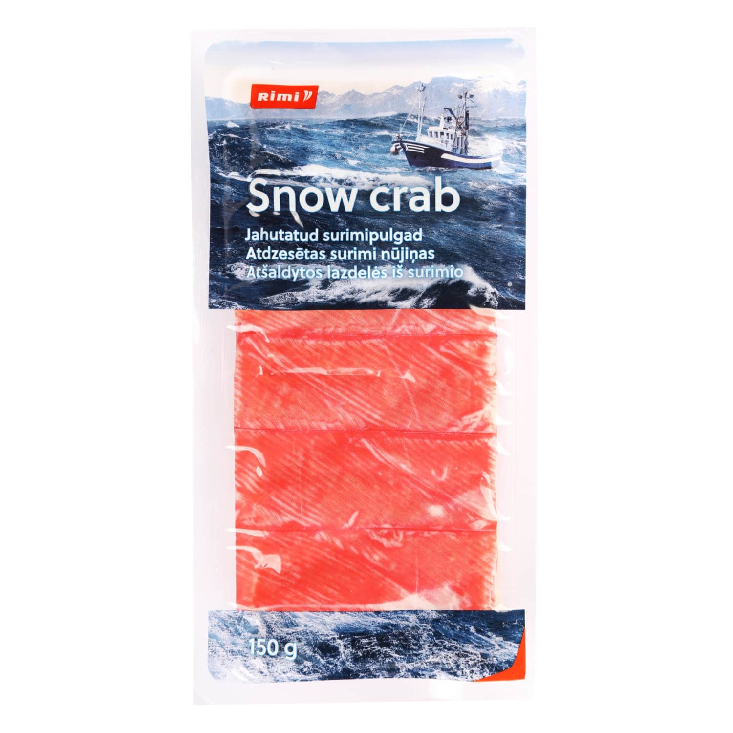 Surimi nūjiņas Rimi sniega krabis 150g