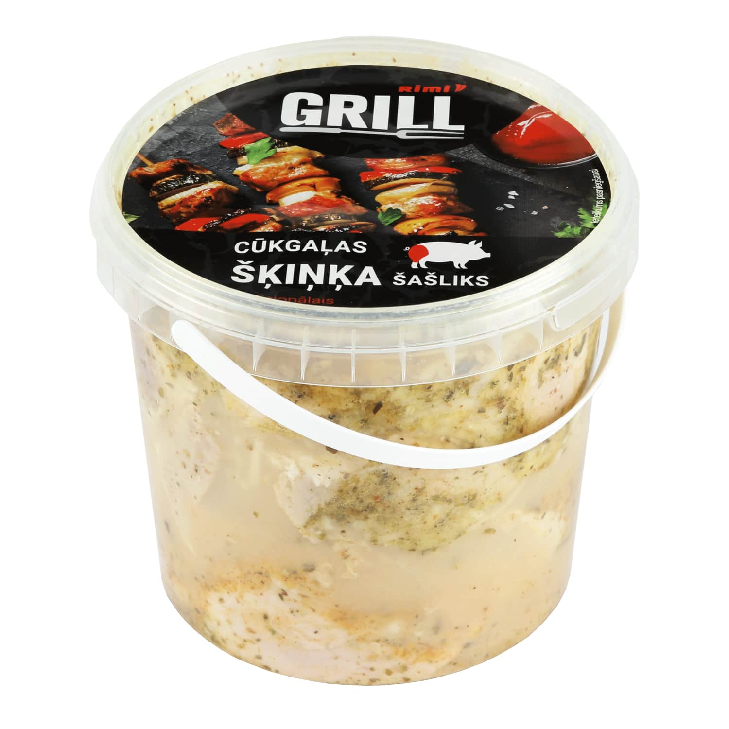 Cūkas šķiņķa šašliks Rimi ar sīpol.Tradic.1kg