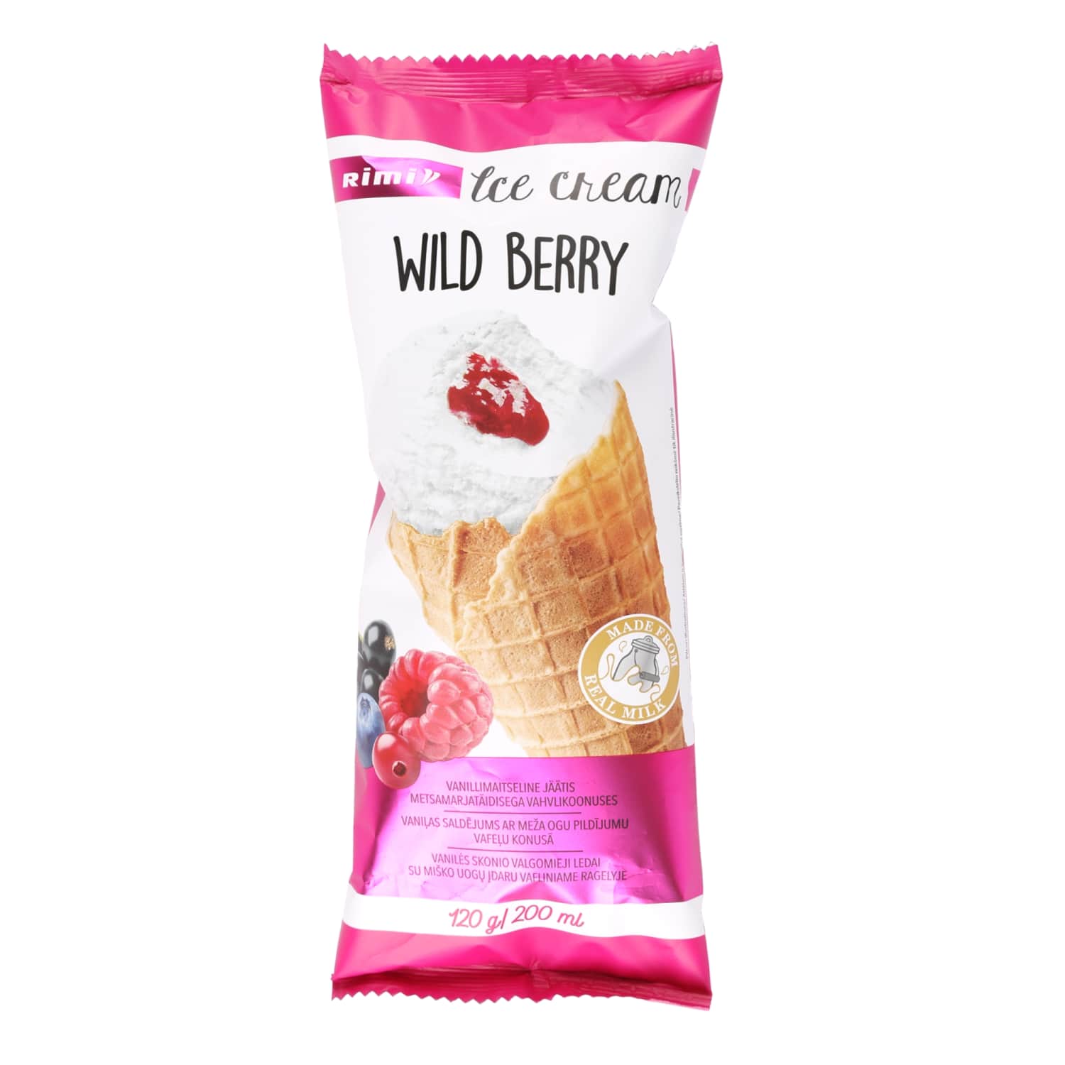 Valg. ledai su uogų įd. RIMI, 200 ml / 120 g