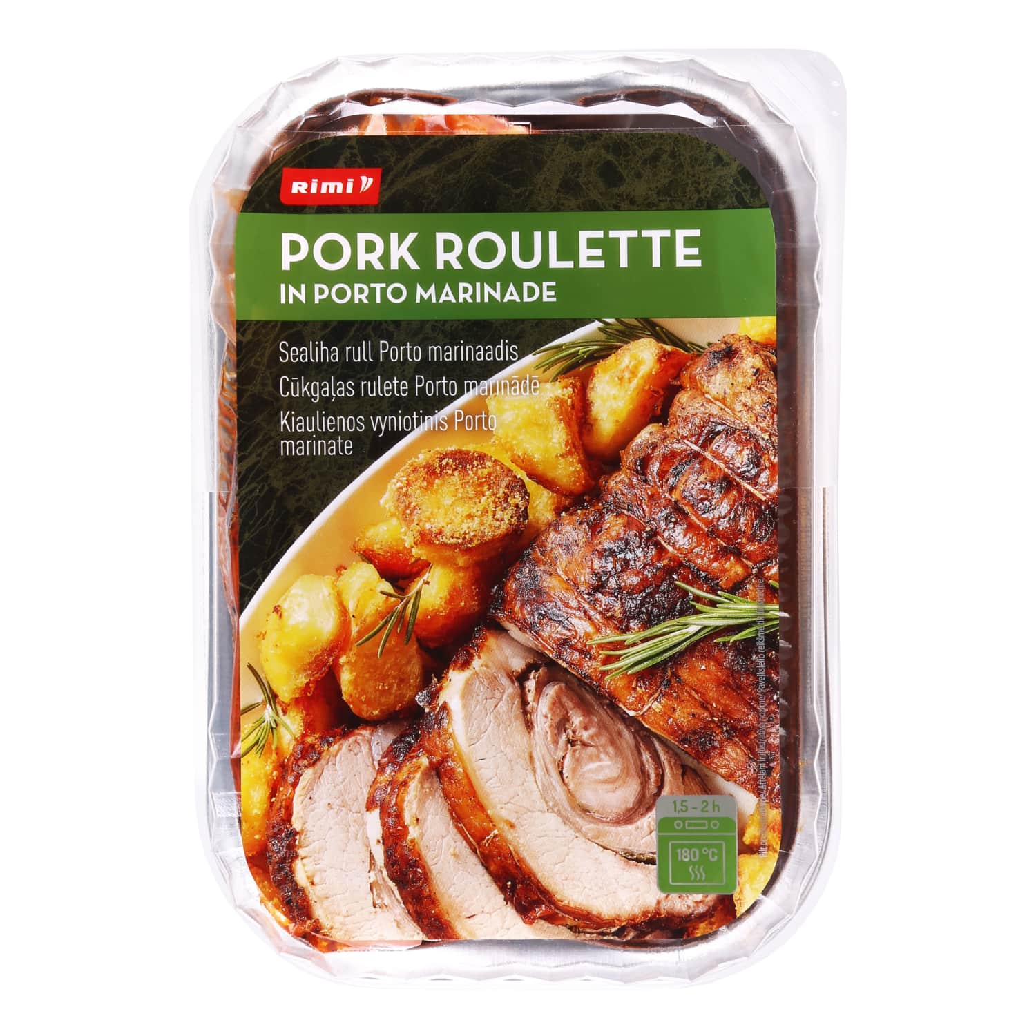 Cūkgaļas rulete Porto marinādē Rimi, kg