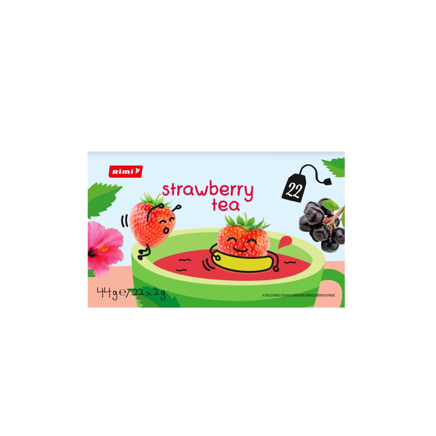 Tee puuvilja maasika Rimi 22x2g