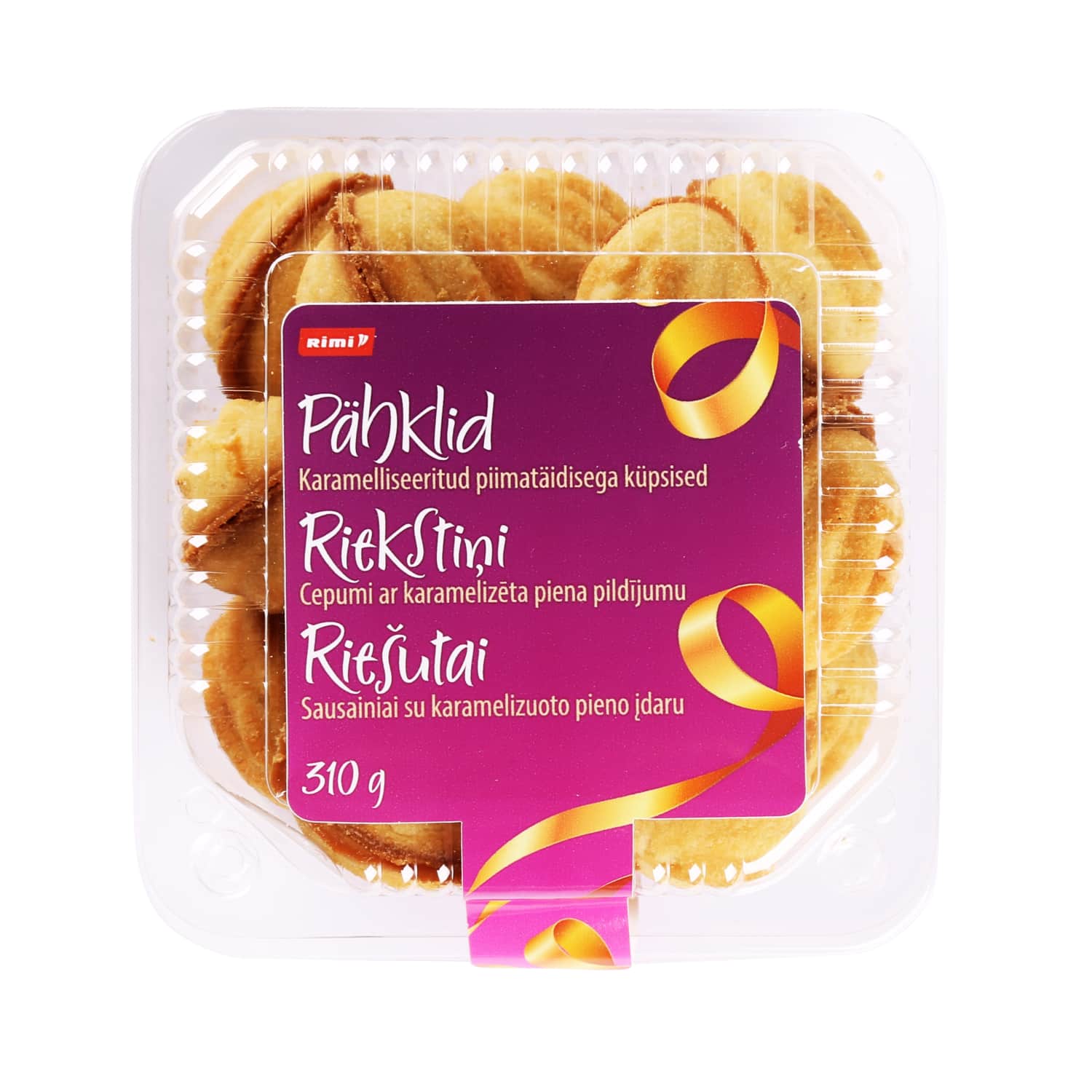 Cepumi Riekstiņi ar karameļu piena pild. 310g