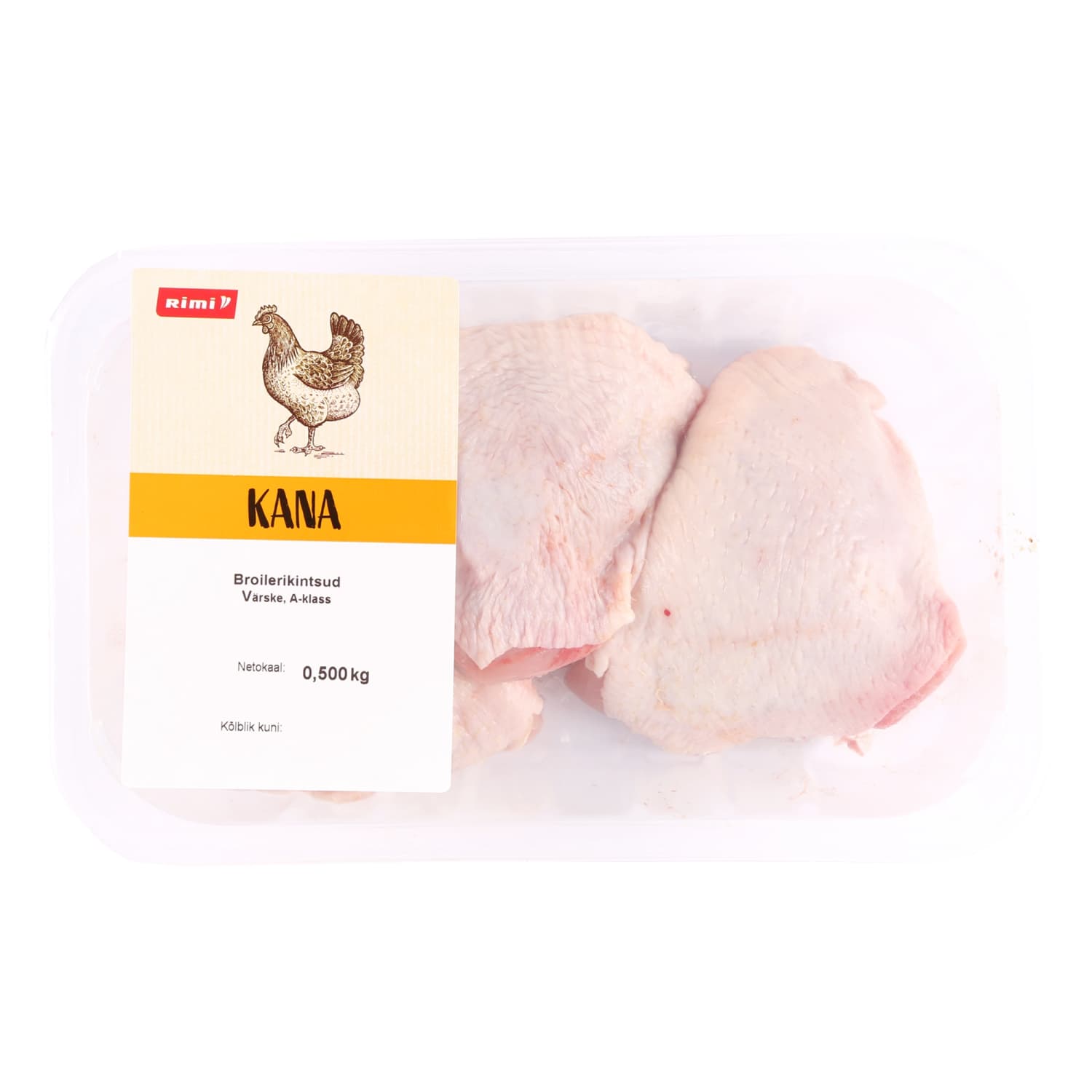 Broilerikintsud, värske, A-klass Rimi 500g