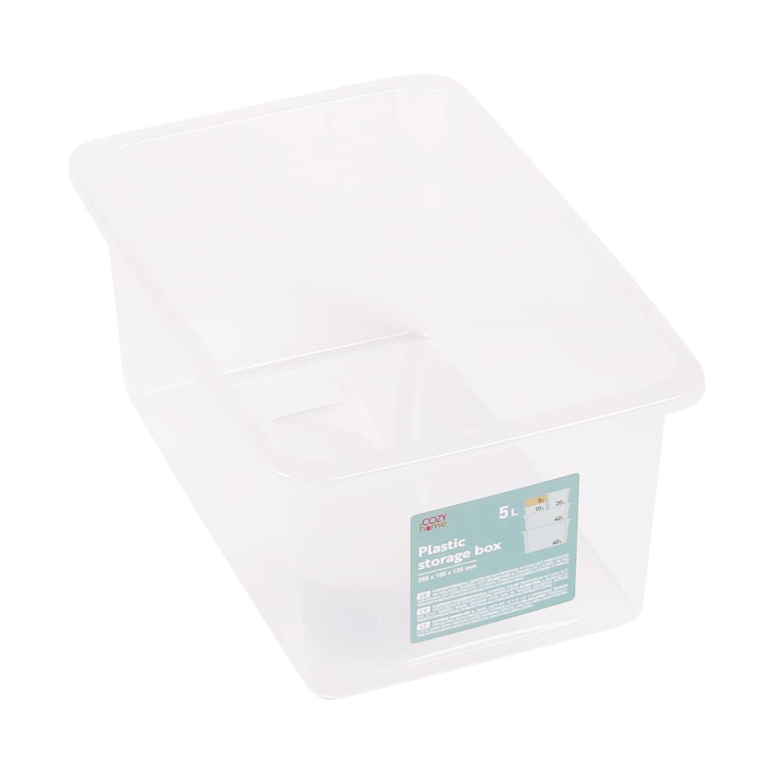 Pl. uzglabāšanas kaste bez vāka Cozy Home 5L