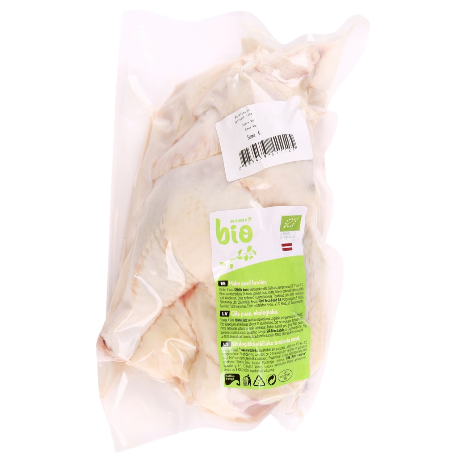 Mahe pool broiler, värske, A-kl Rimi BIO kg