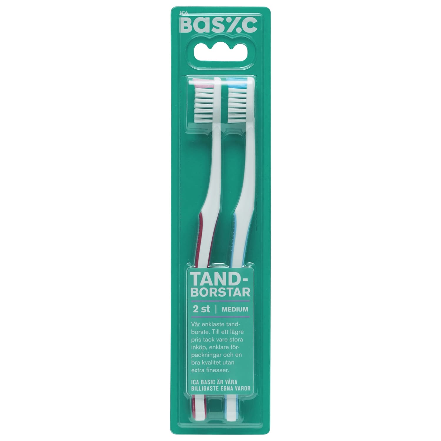 Zobu birste ICA Basic Medium 2 gab.