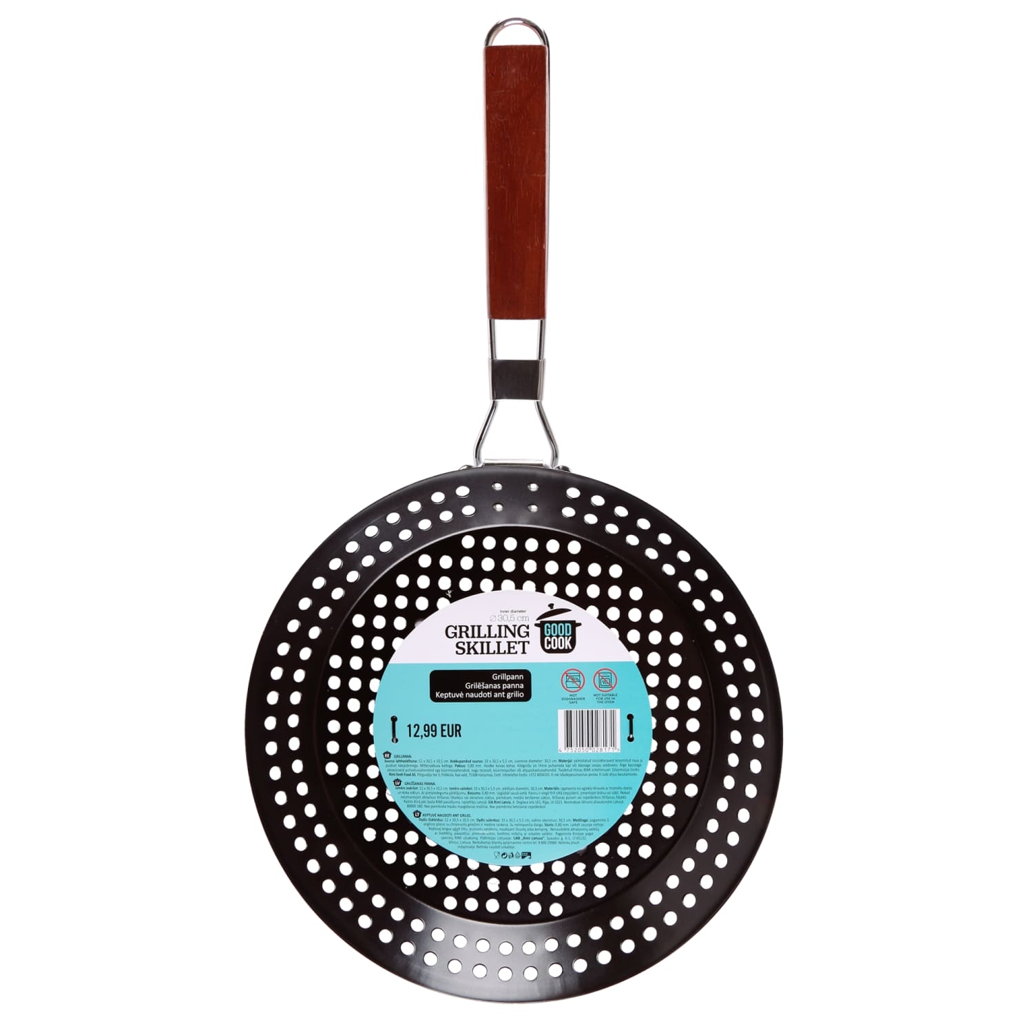 Grilēšanas panna Good Cook nelīp. Virsma
