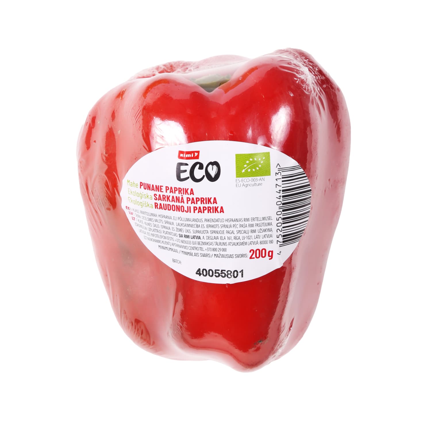 Eko. raud. paprika RIMI ECO, 1 kl.  200 g