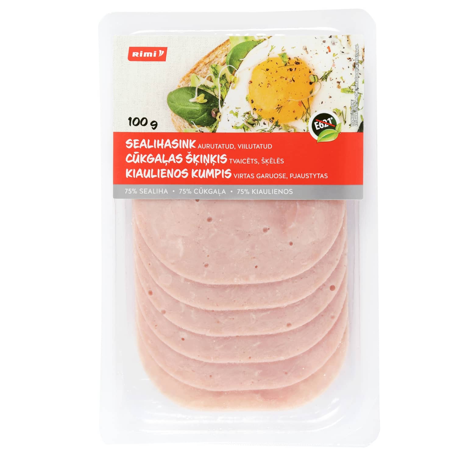 Cūkgaļas šķ. Rimi tvaicēts, šķēlēs 100g