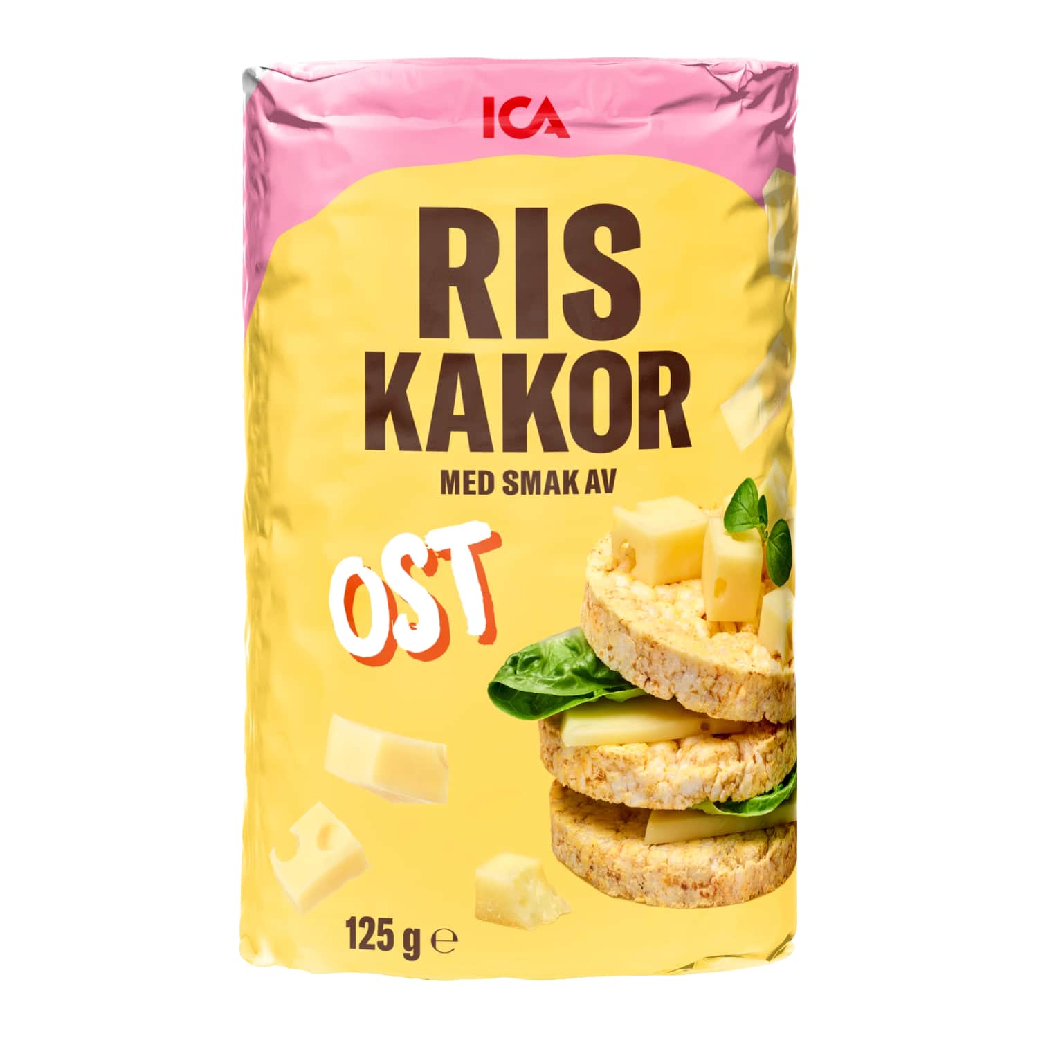 Rīsu galetes ICA ar siera garšu 125g