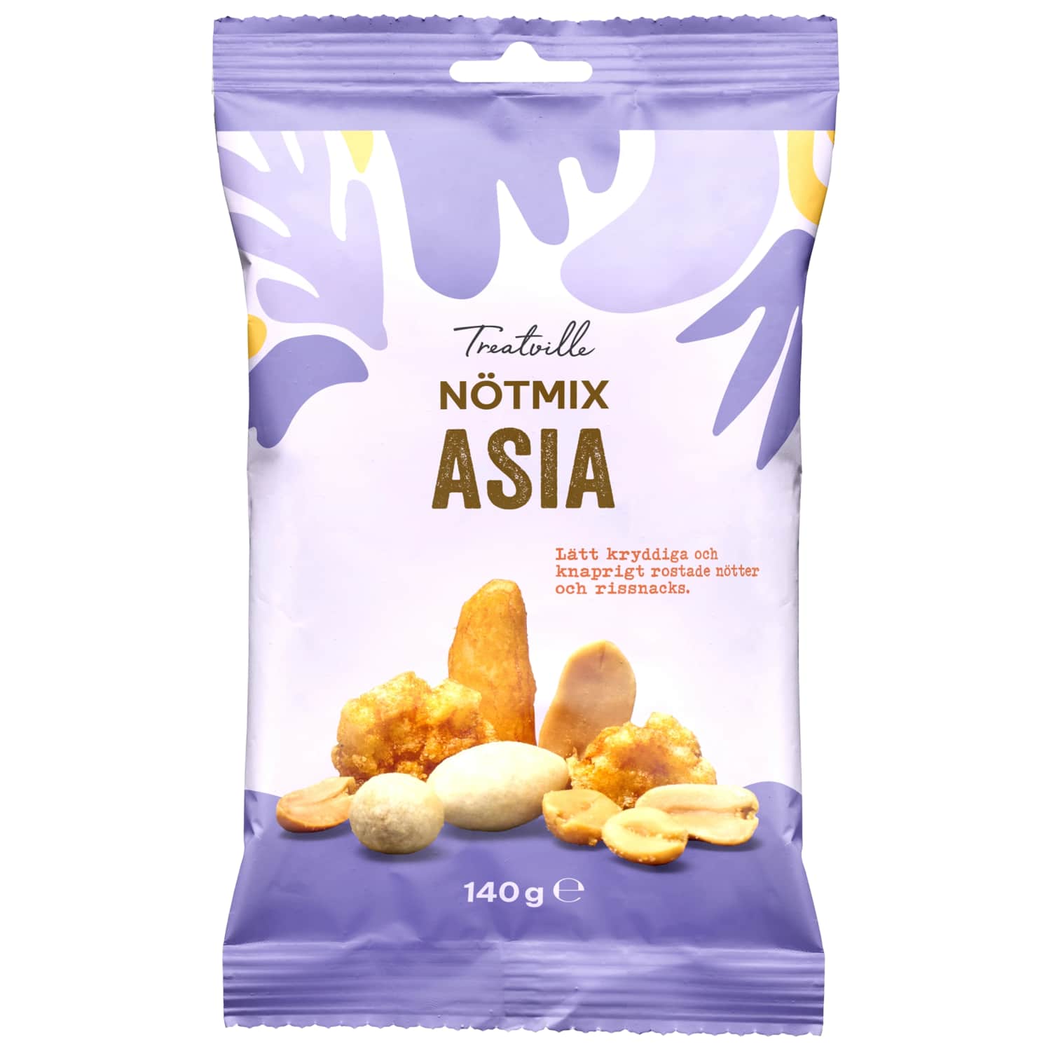 Riešutų ir užkandžių mišinys ICA ASIA, 140 g
