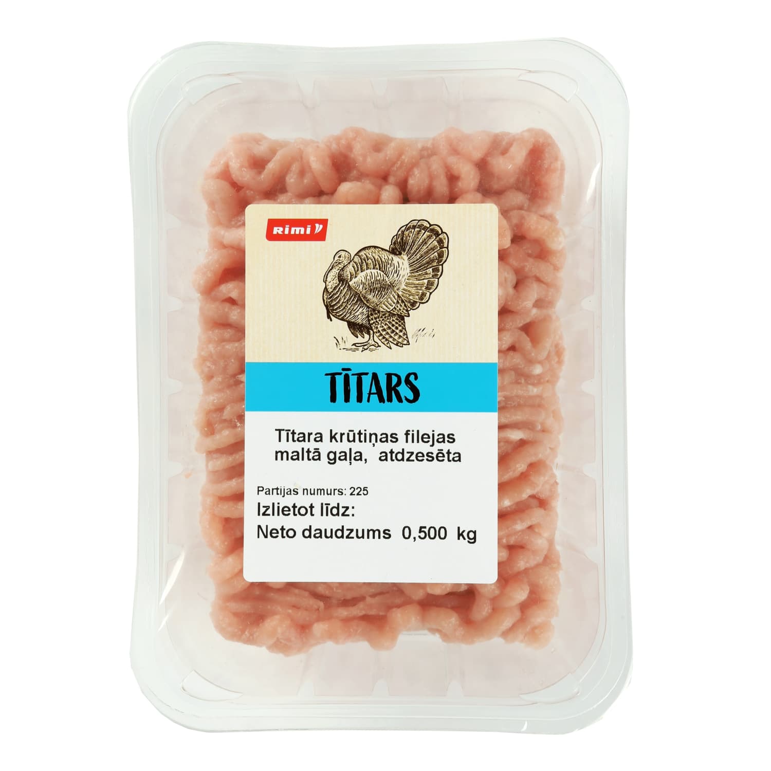 Tītara krūt. filejas m. gaļa Rimi atdz. 500g