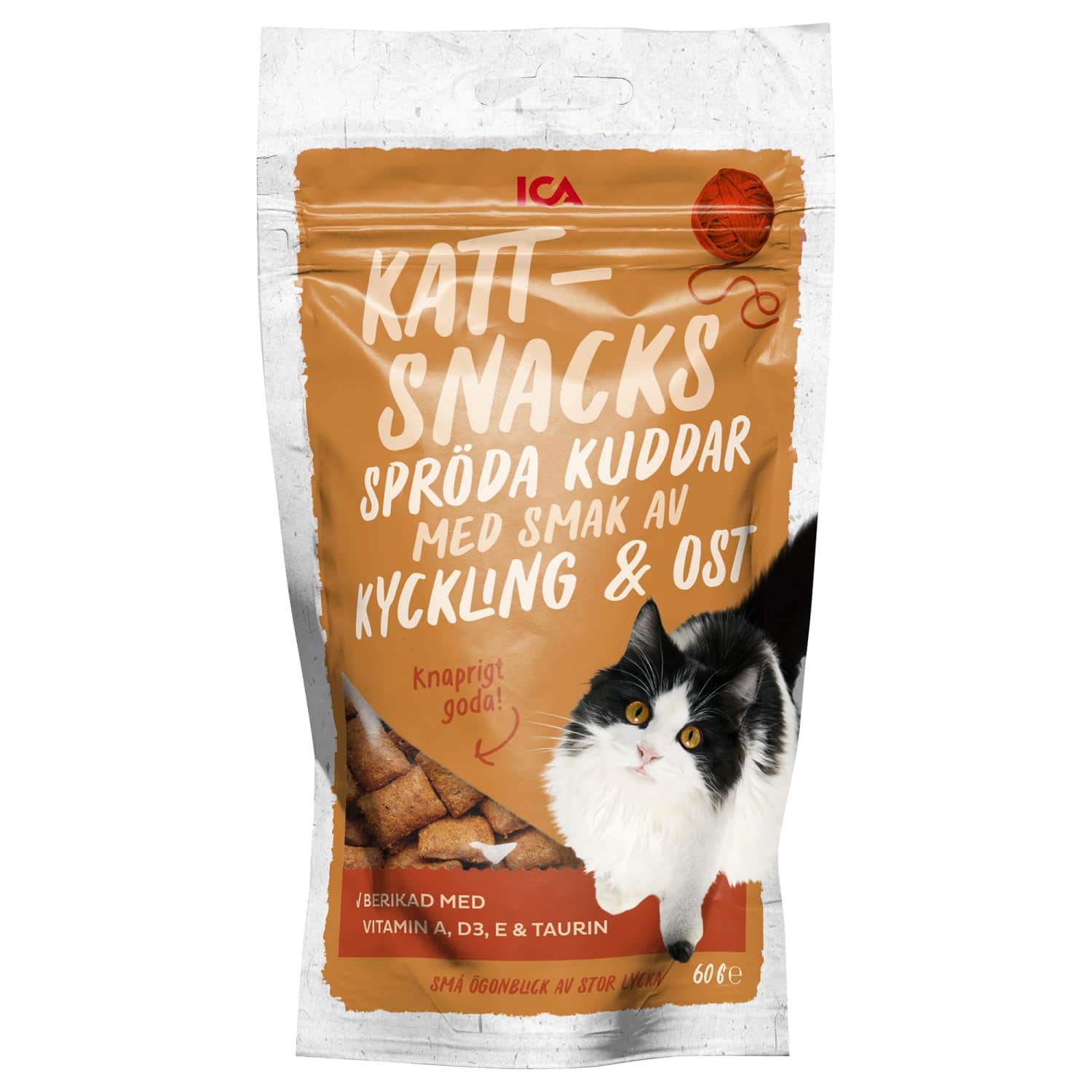 Suupiste kassi. ICA kana ja juustu maits. 60g