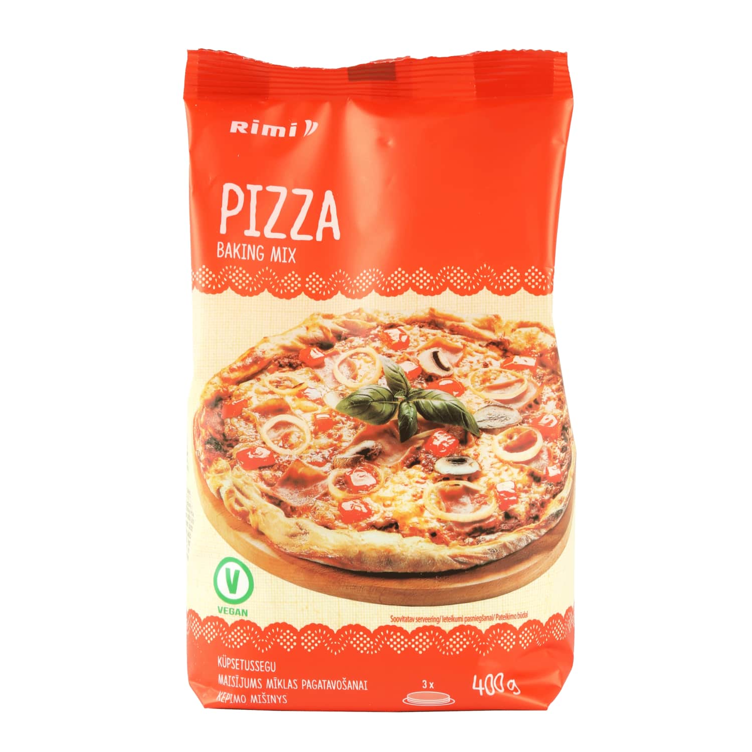 Mīklas maisījums Rimi picas mīkla, veg. 400g