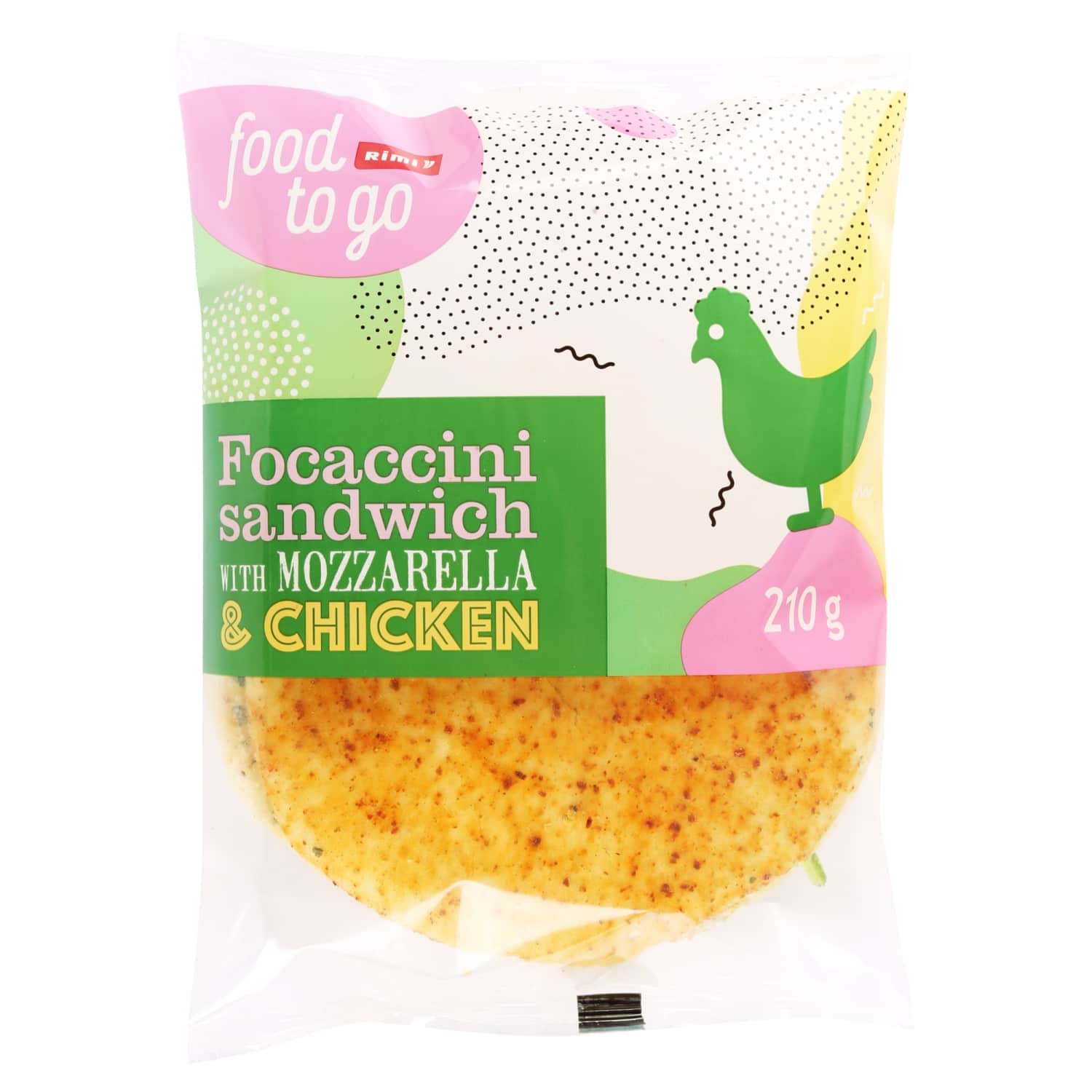 Foccacini mozz. Rimi juustu ja kanaga 210g