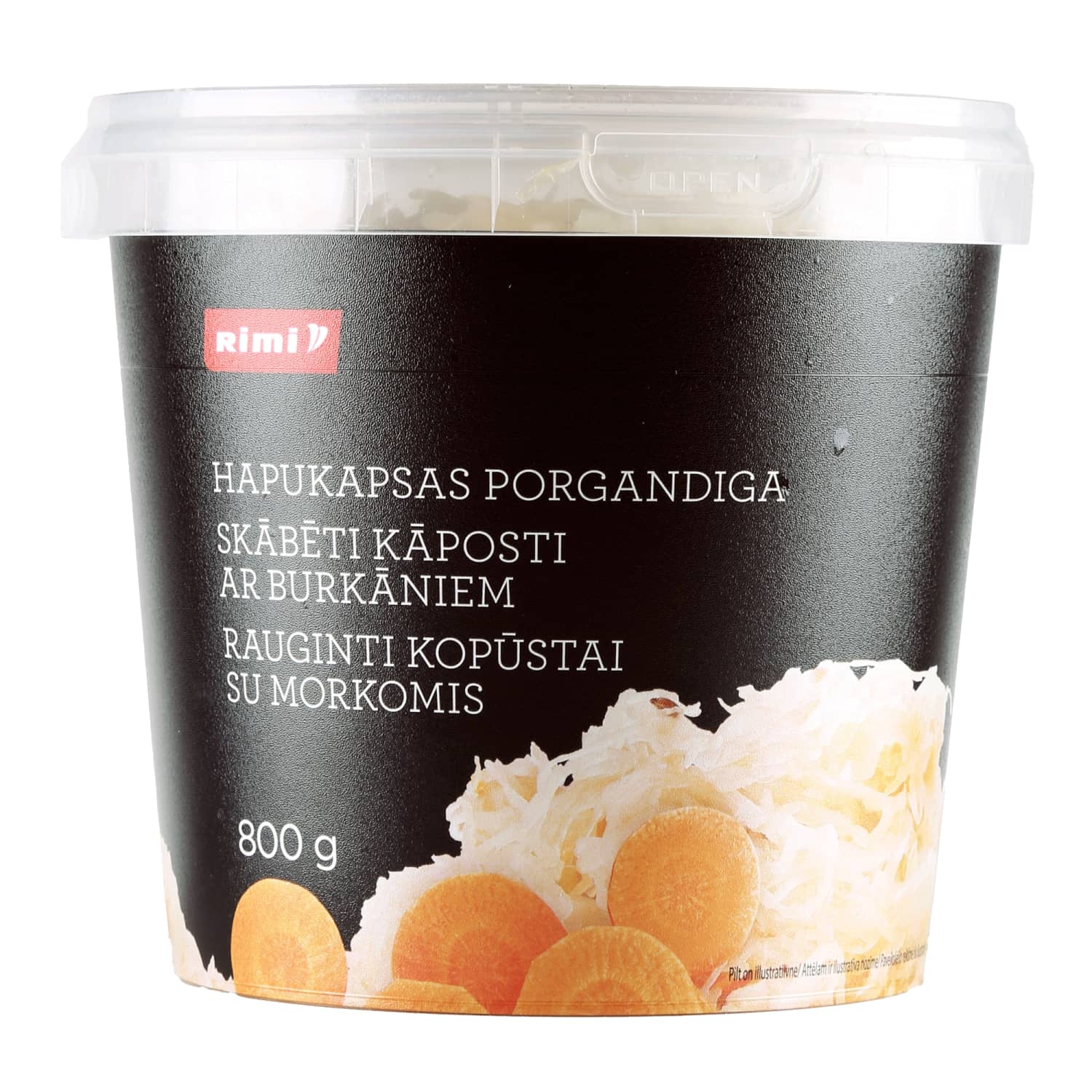 Hapukapsas porgandiga Rimi 800g