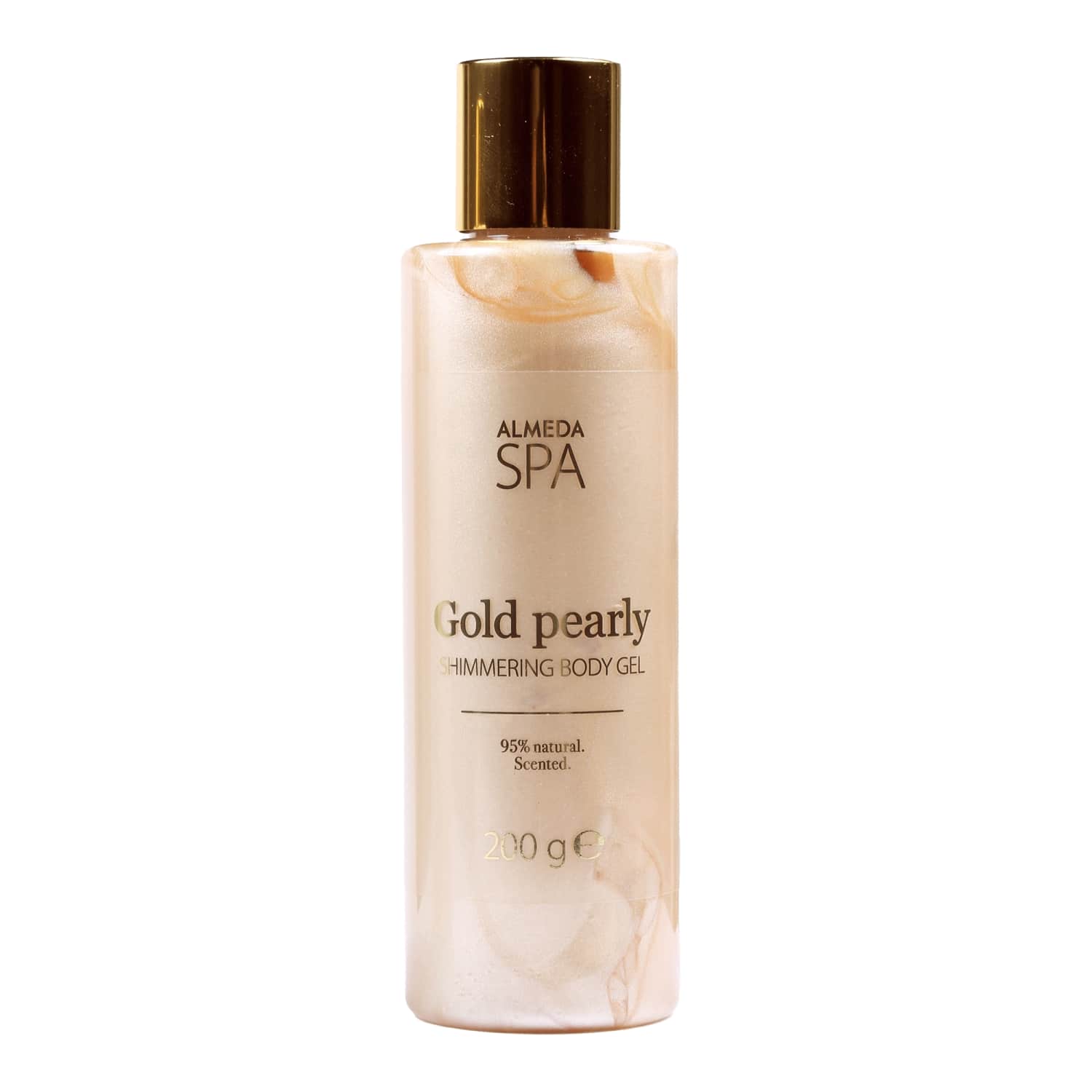 Kūno gelis GOLD PEARLY ALMEDA SPA, 200 ml