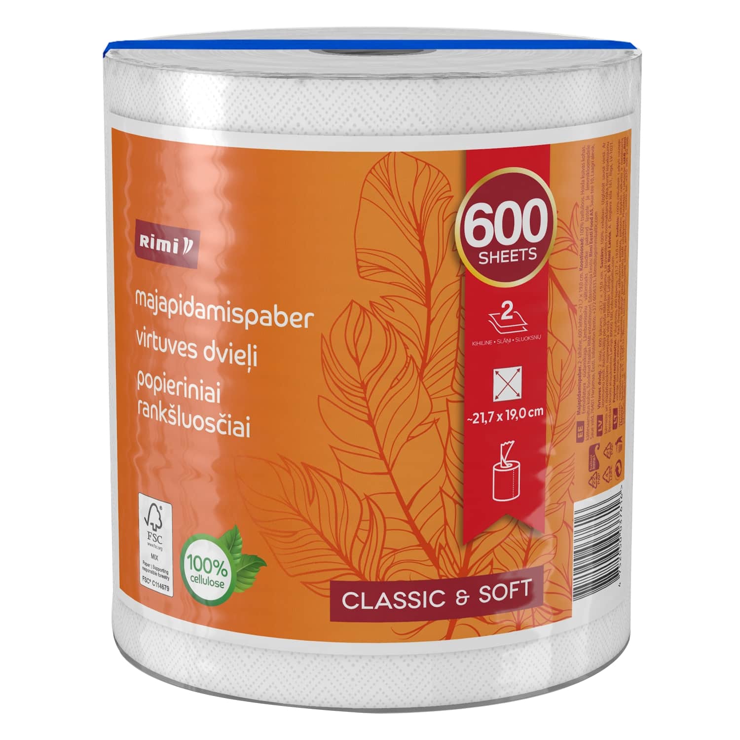 Majapid.pab. Rimi  2-kih. 600 leh.